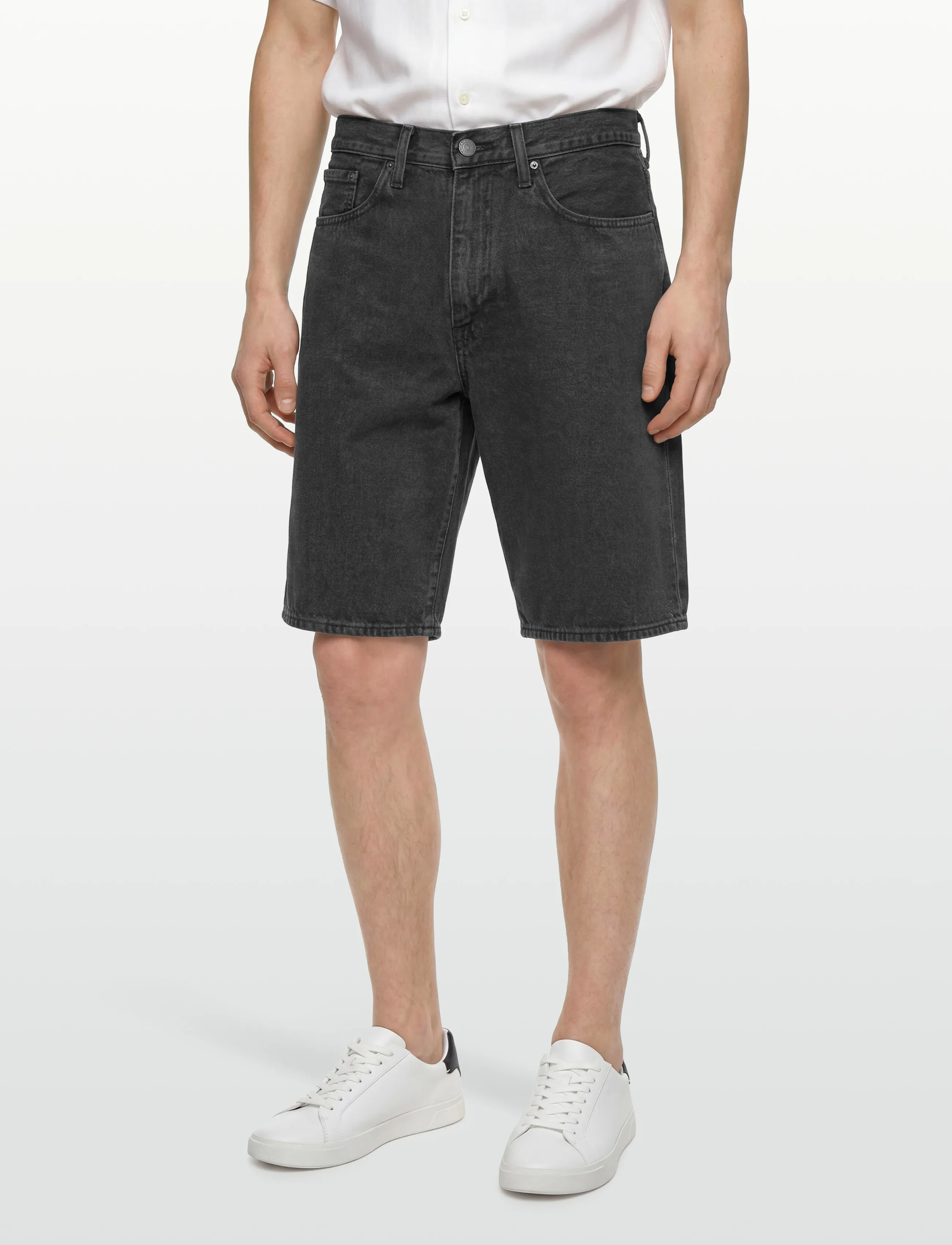 Levi's® - 478 BAGGY SHORTS OVERNIGHT BAG - jorts - blacks - 3