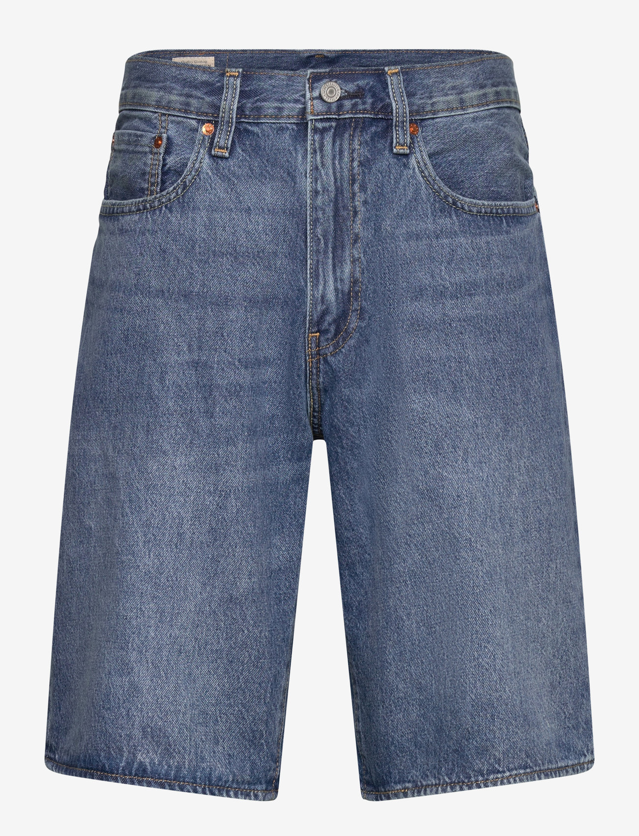 Levi's® - 478 BAGGY SHORTS MY FREQUENCY - jeans shorts - med indigo - worn in - 0