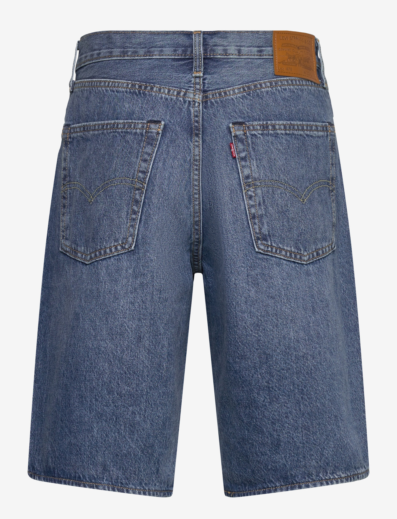 Levi's® - 478 BAGGY SHORTS MY FREQUENCY - jeans shorts - med indigo - worn in - 1