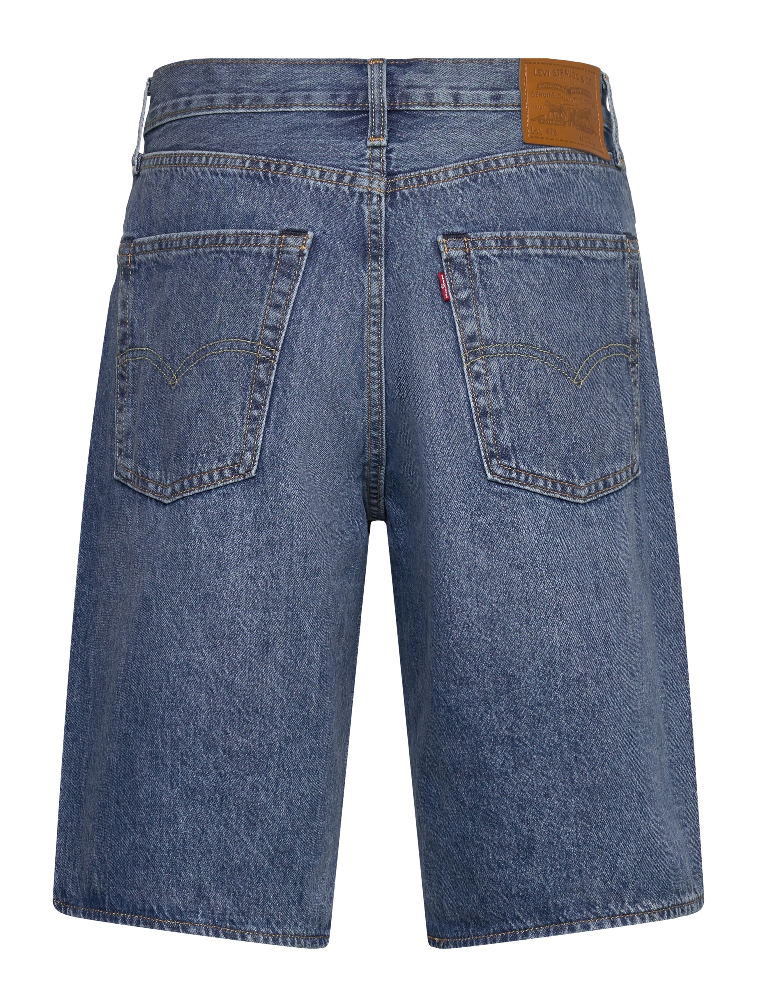 Levi's® - 478 BAGGY SHORTS MY FREQUENCY - jeans shorts - med indigo - worn in - 1