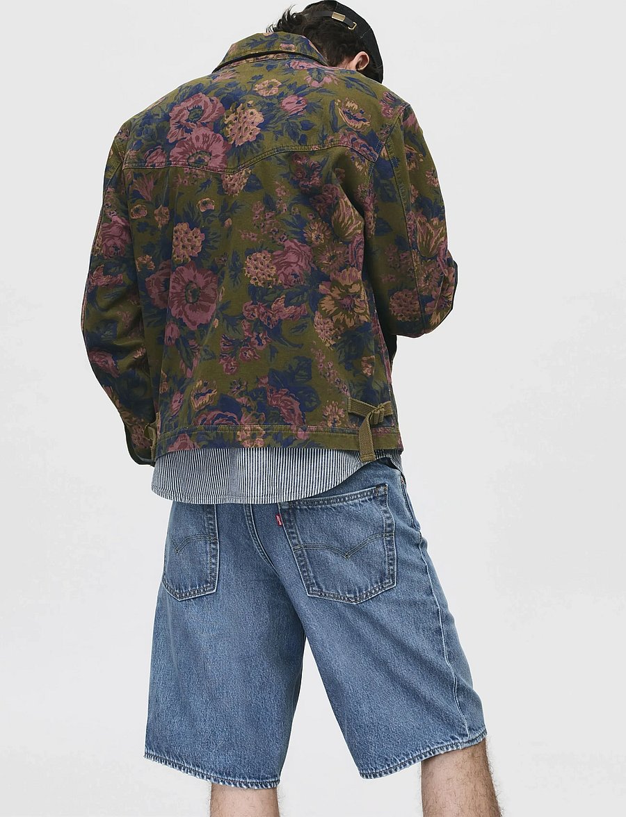Levi's® - 478 BAGGY SHORTS MY FREQUENCY - jorts - med indigo - worn in - 2