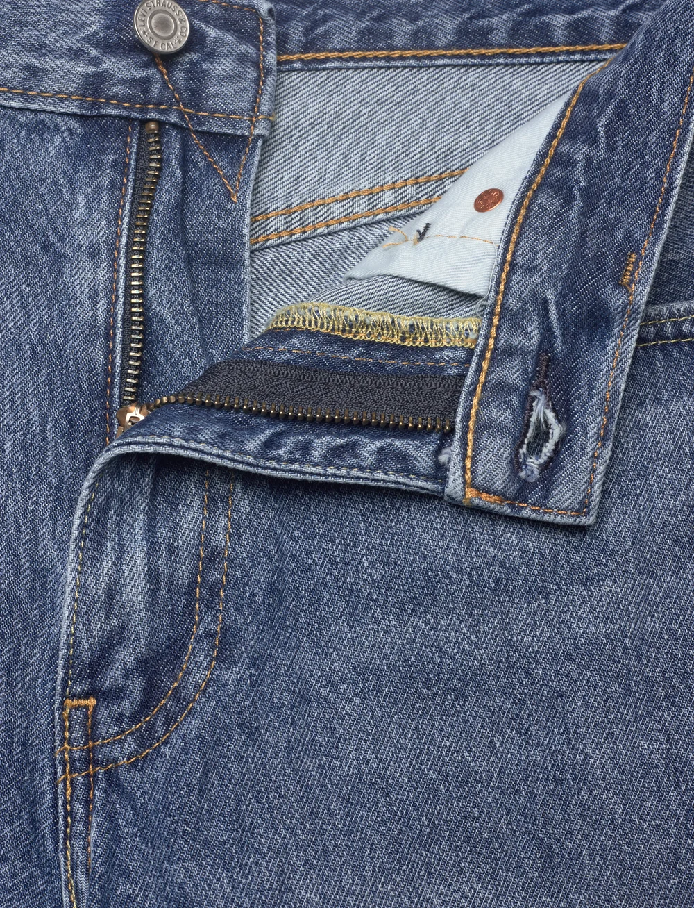 Levi's® - 478 BAGGY SHORTS MY FREQUENCY - jeans shorts - med indigo - worn in - 3