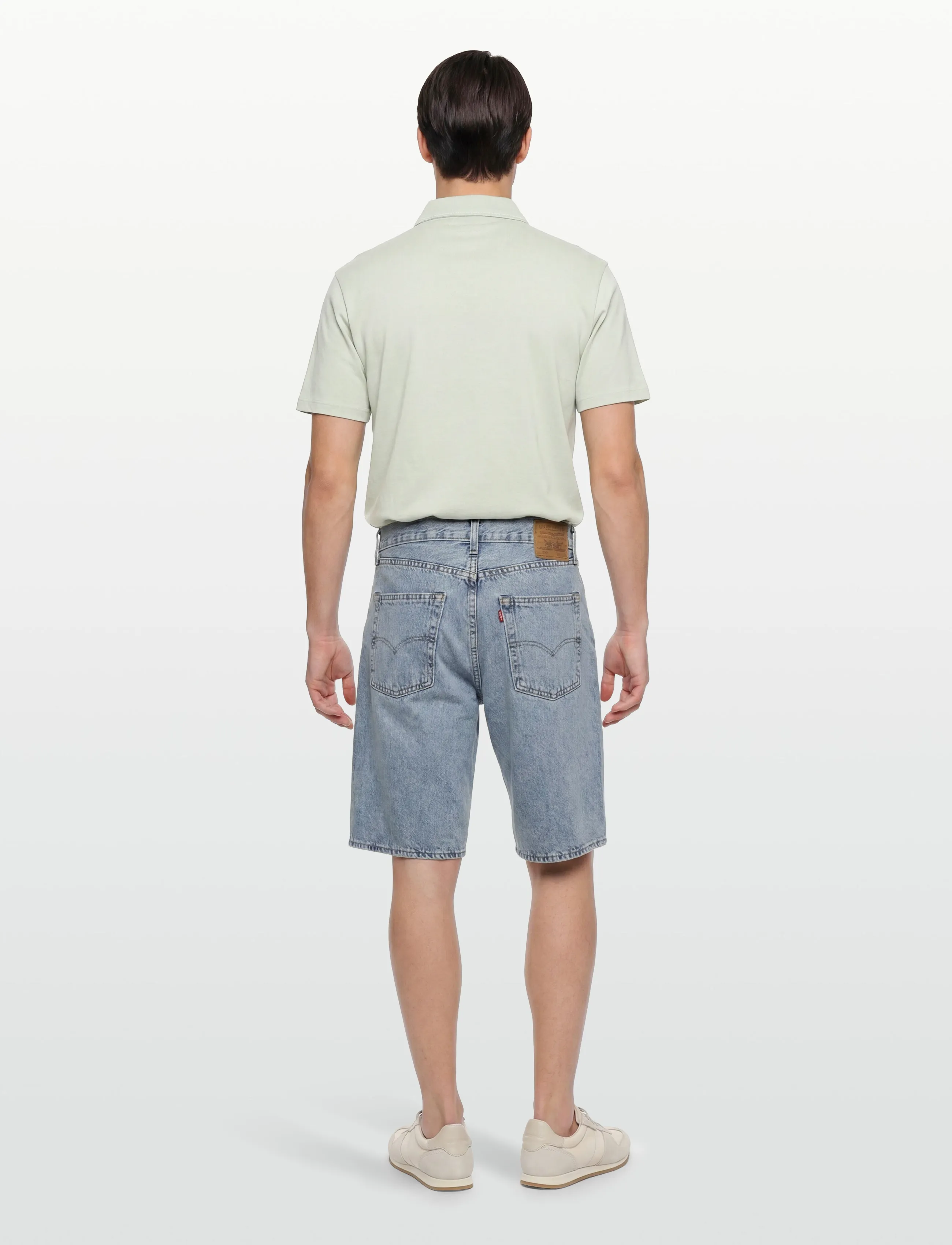 Levi's® - 478 BAGGY SHORTS MY POCKETS FU - jeansshorts - light indigo - worn in - 4