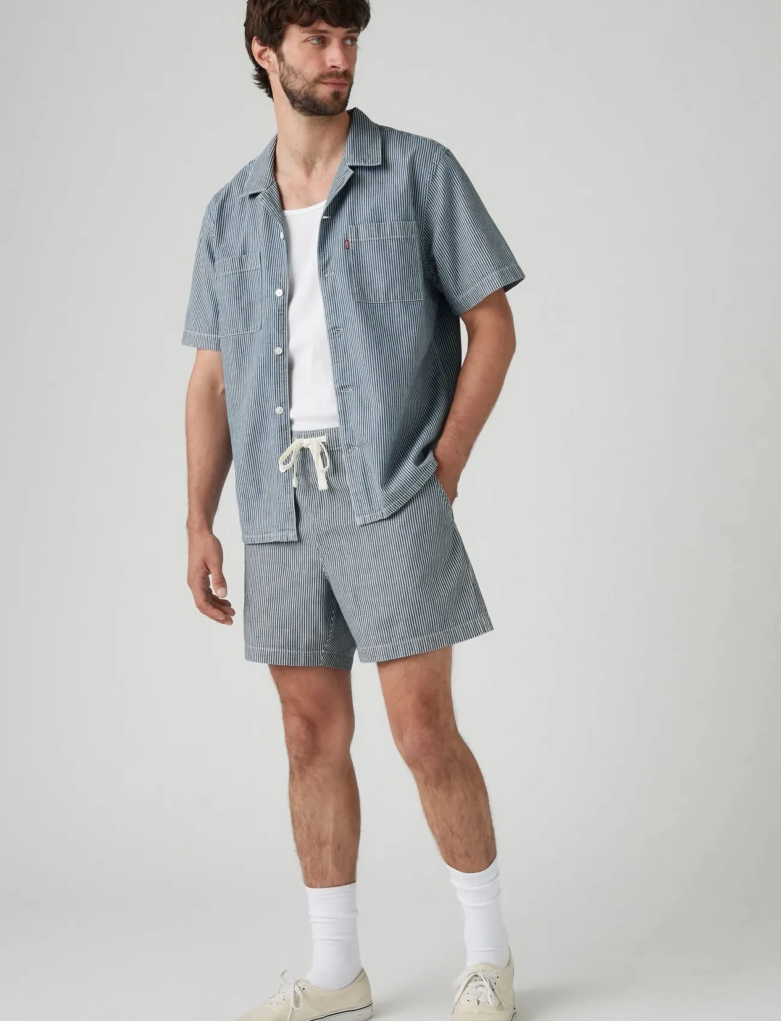 Levi's® XX CHINO BAY SHORT II MED INDIGO - FLAT FINISH - Puhkuse põhitooted - MED INDIGO - FLAT FINISH / navy