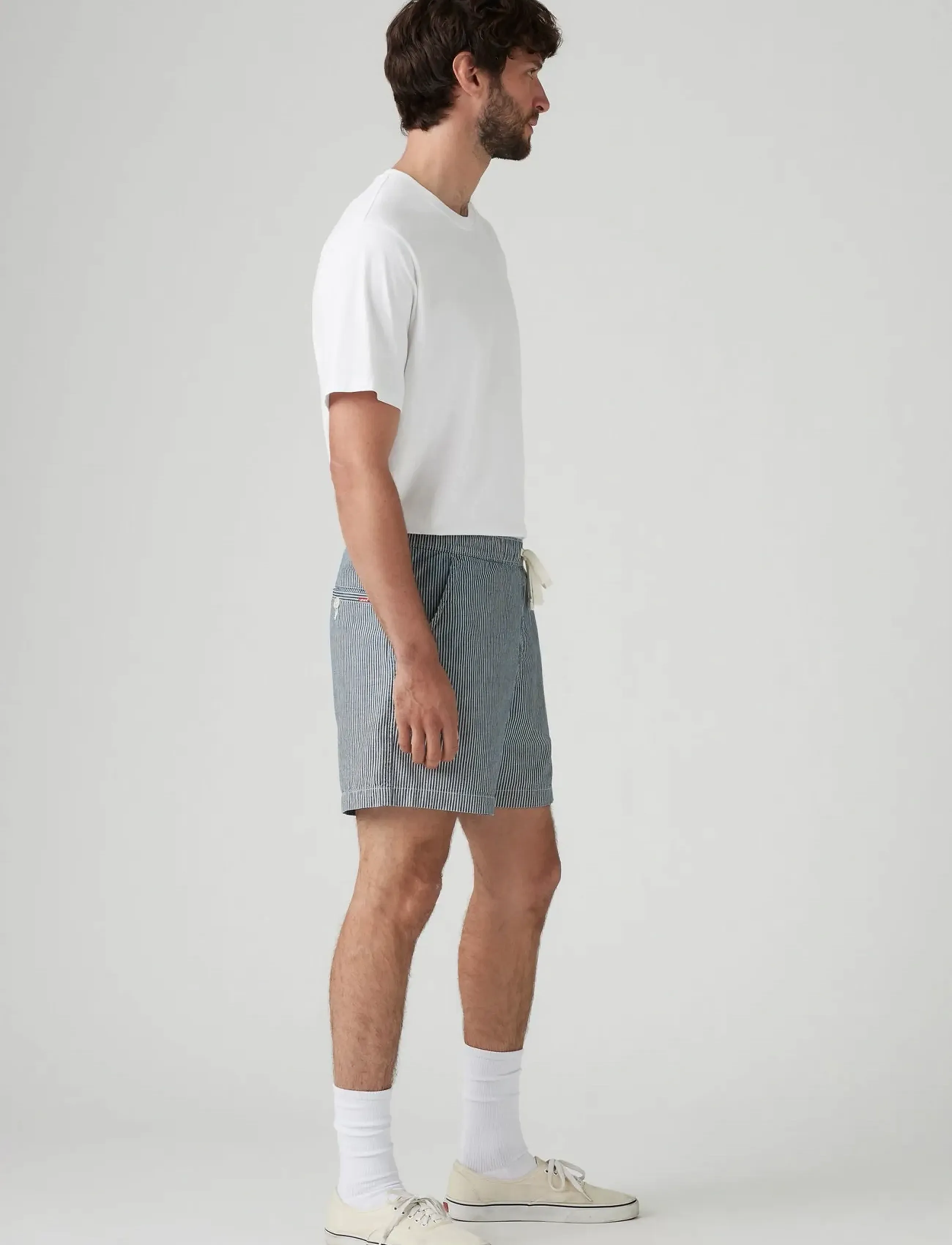 Levi's® - XX CHINO BAY SHORT II MED INDIGO - FLAT FINISH - spodenki chinos - med indigo - flat finish - 3