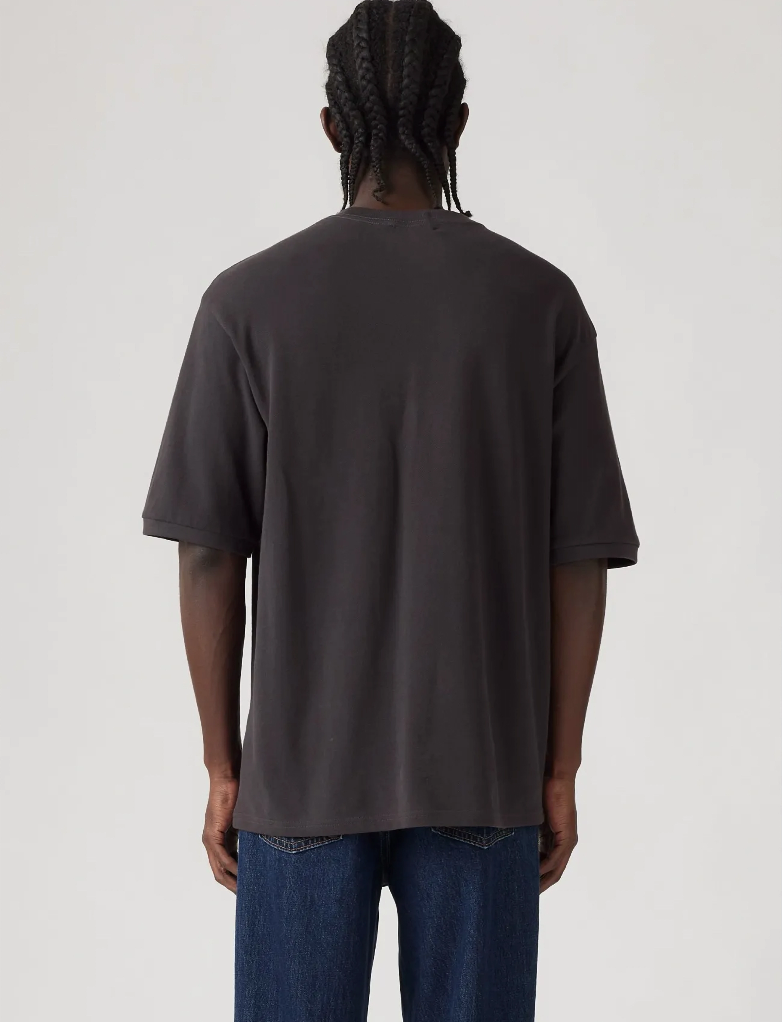 Levi's® - HALF SLEEVE PIQUE TEE DARK PHA - blacks - 4