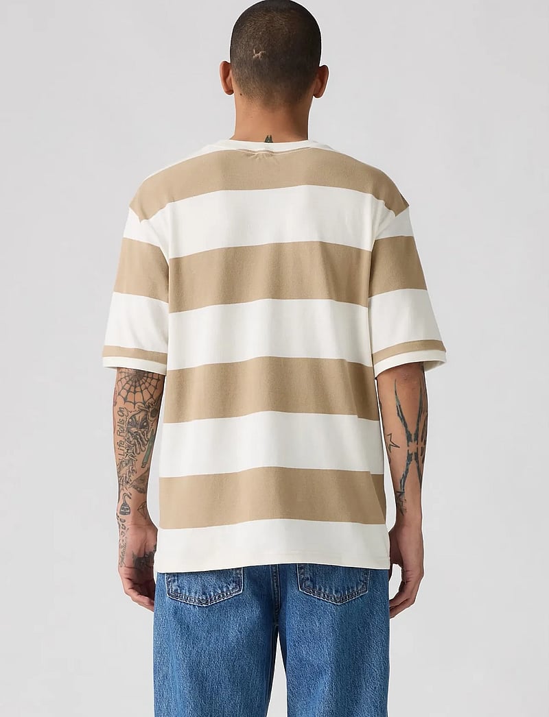 Levi's® - HALF SLEEVE PIQUE TEE RIGBY ST - kurzärmelig - neutrals - 4