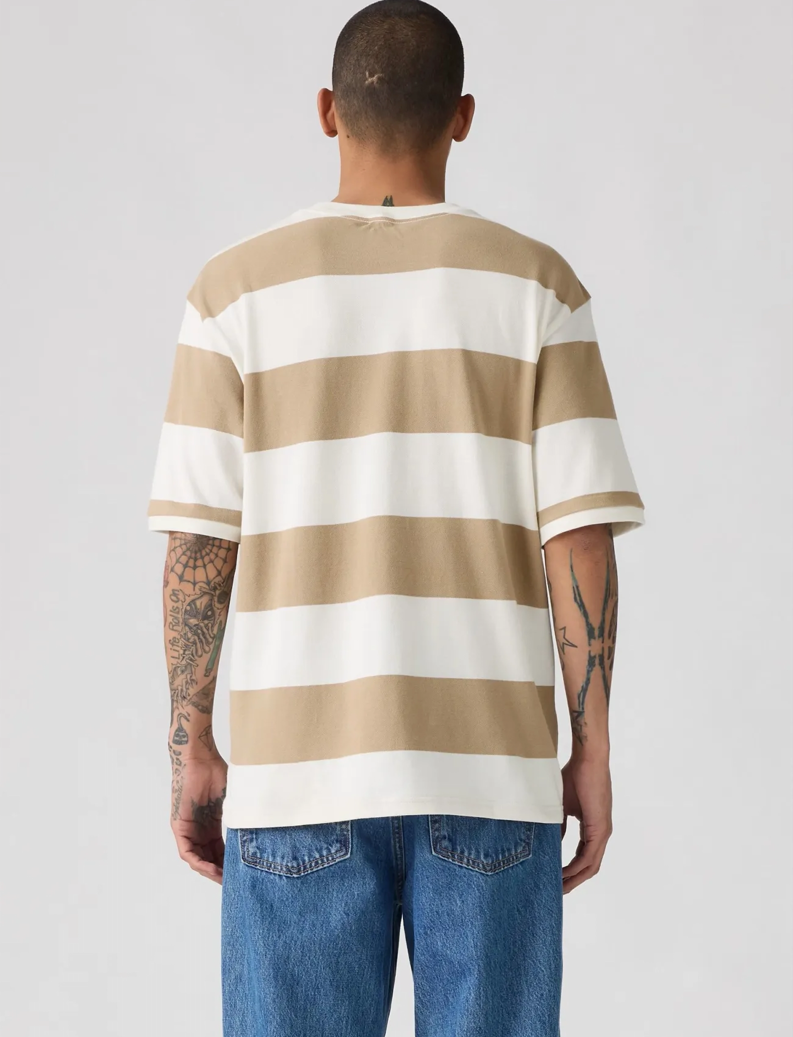 Levi's® - HALF SLEEVE PIQUE TEE RIGBY ST - neutrals - 4