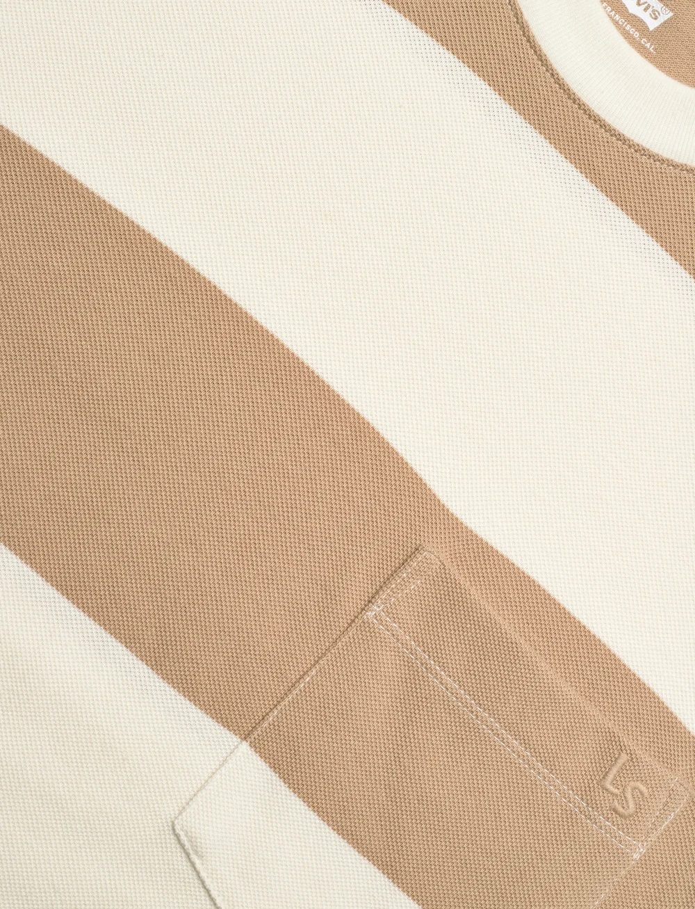 Levi's® - HALF SLEEVE PIQUE TEE RIGBY ST - lühikeste varrukatega t-särgid - neutrals - 2