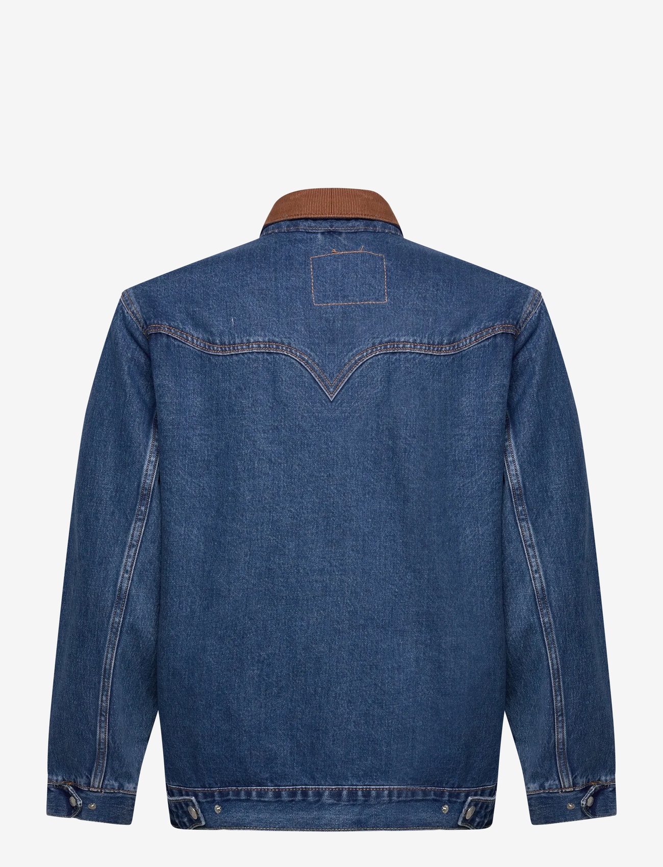 Levi's® - WESTERN SHORTHORN TRK NORTH AC - vestes en jean non doublées - dark indigo - worn in - 2