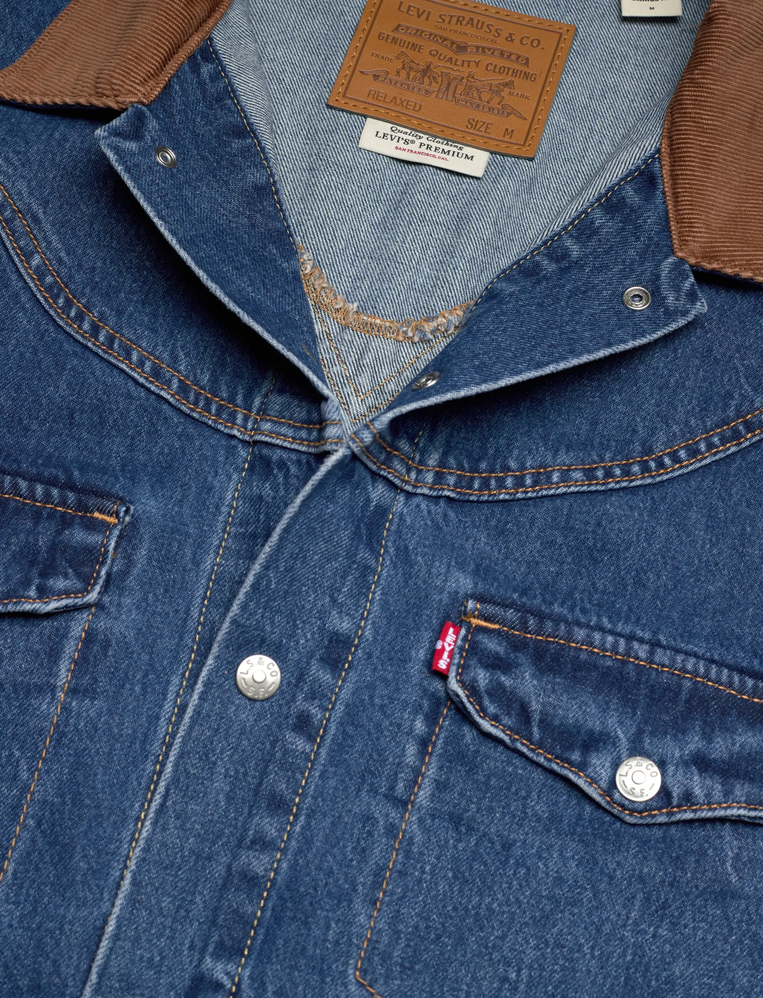 Levi's® - WESTERN SHORTHORN TRK NORTH AC - dark indigo - worn in - 5