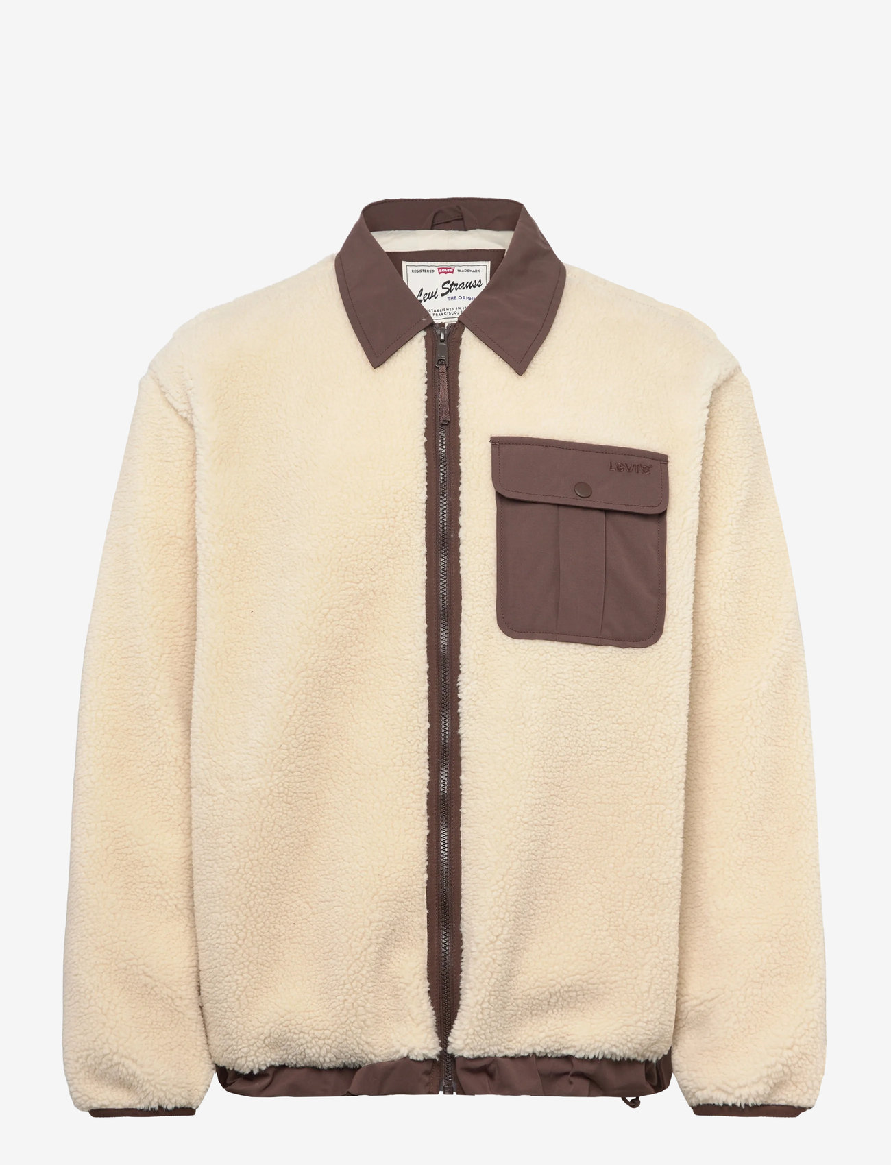 Levi's® - JOONIE SHERPA JACKET OATMEAL - kevadjoped - neutrals - 1
