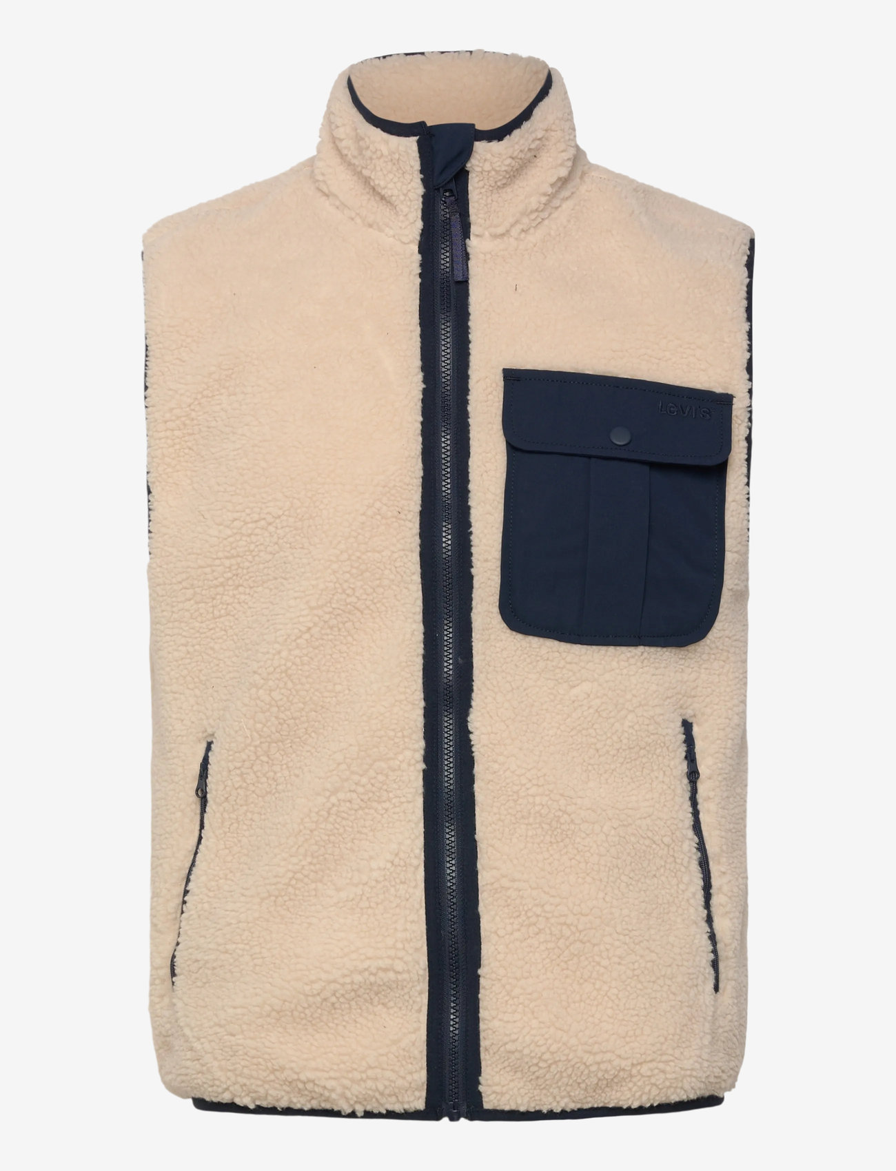 Levi's® - JOONIE SHERPA VEST OATMEAL - neutrals - 1