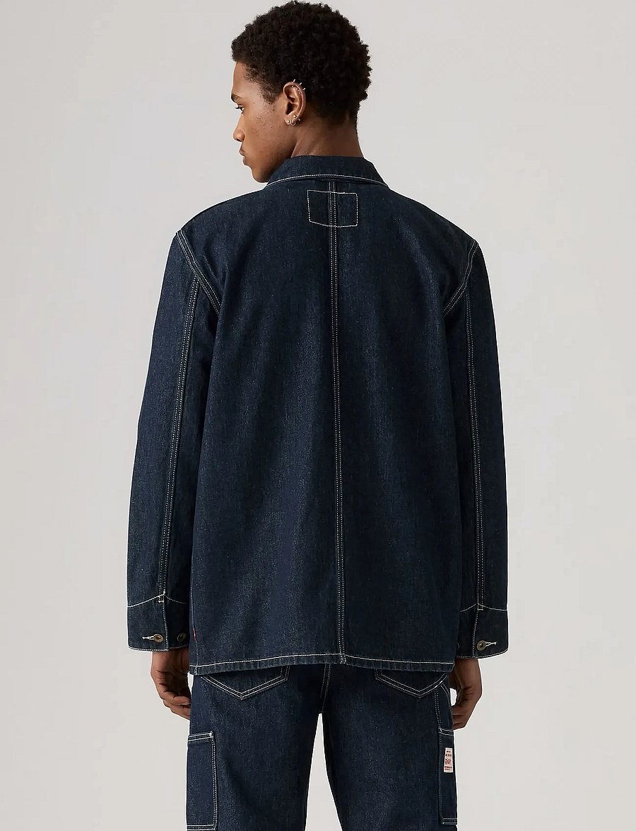 Levi's® - BERKLEY CHORE COAT MORNIN CLAS - lined denim jackets - dark indigo - flat finishs - 3
