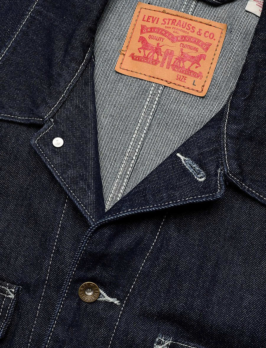 Levi's® - BERKLEY CHORE COAT MORNIN CLAS - lined denim jackets - dark indigo - flat finishs - 4