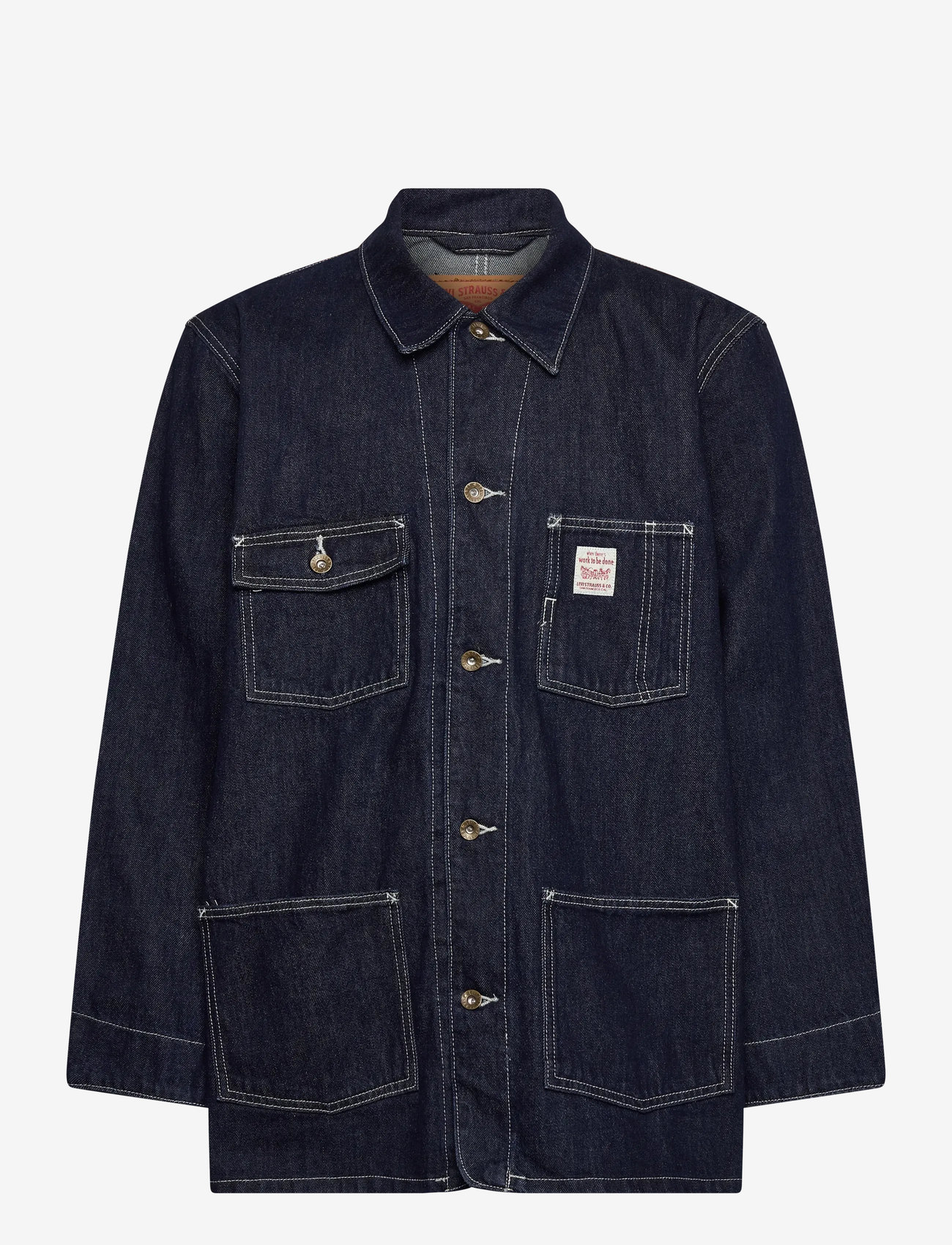 Levi's® - BERKLEY CHORE COAT MORNIN CLAS - ofodrade jeansjackor - dark indigo - flat finish - 1