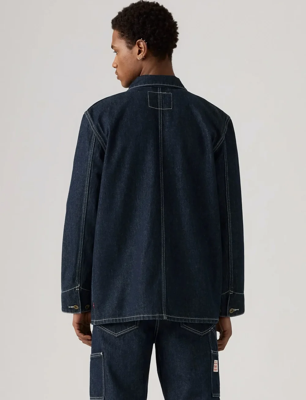Levi's® - BERKLEY CHORE COAT MORNIN CLAS - uforede denimjakker - dark indigo - flat finish - 3