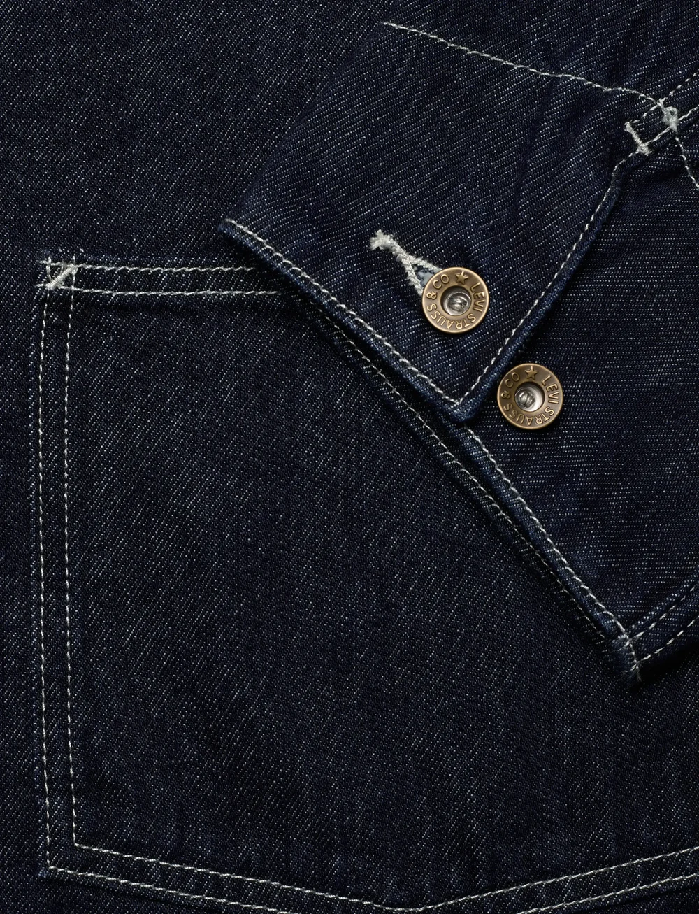 Levi's® - BERKLEY CHORE COAT MORNIN CLAS - uforede denimjakker - dark indigo - flat finish - 5