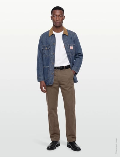 Berkley Chore Coat Sunburnt Ch - Lette Frakker