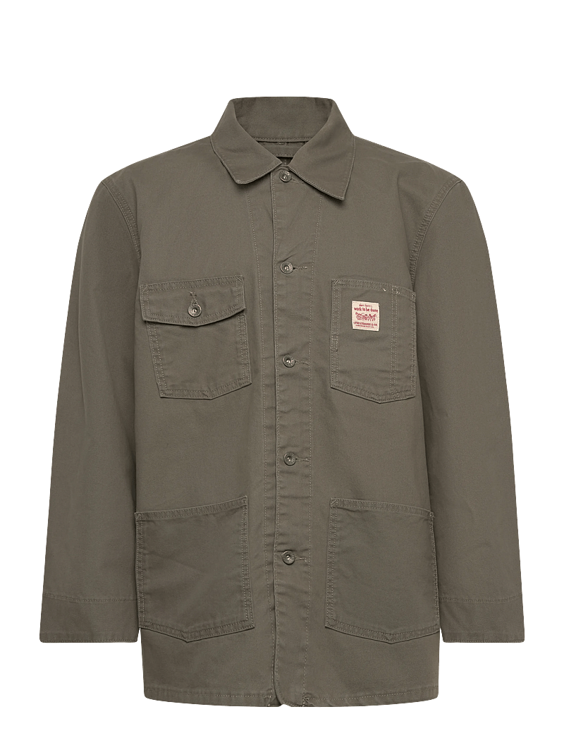 Levi's® - BERKLEY CHORE COAT DRIED OREGA - light coats - greens - 0