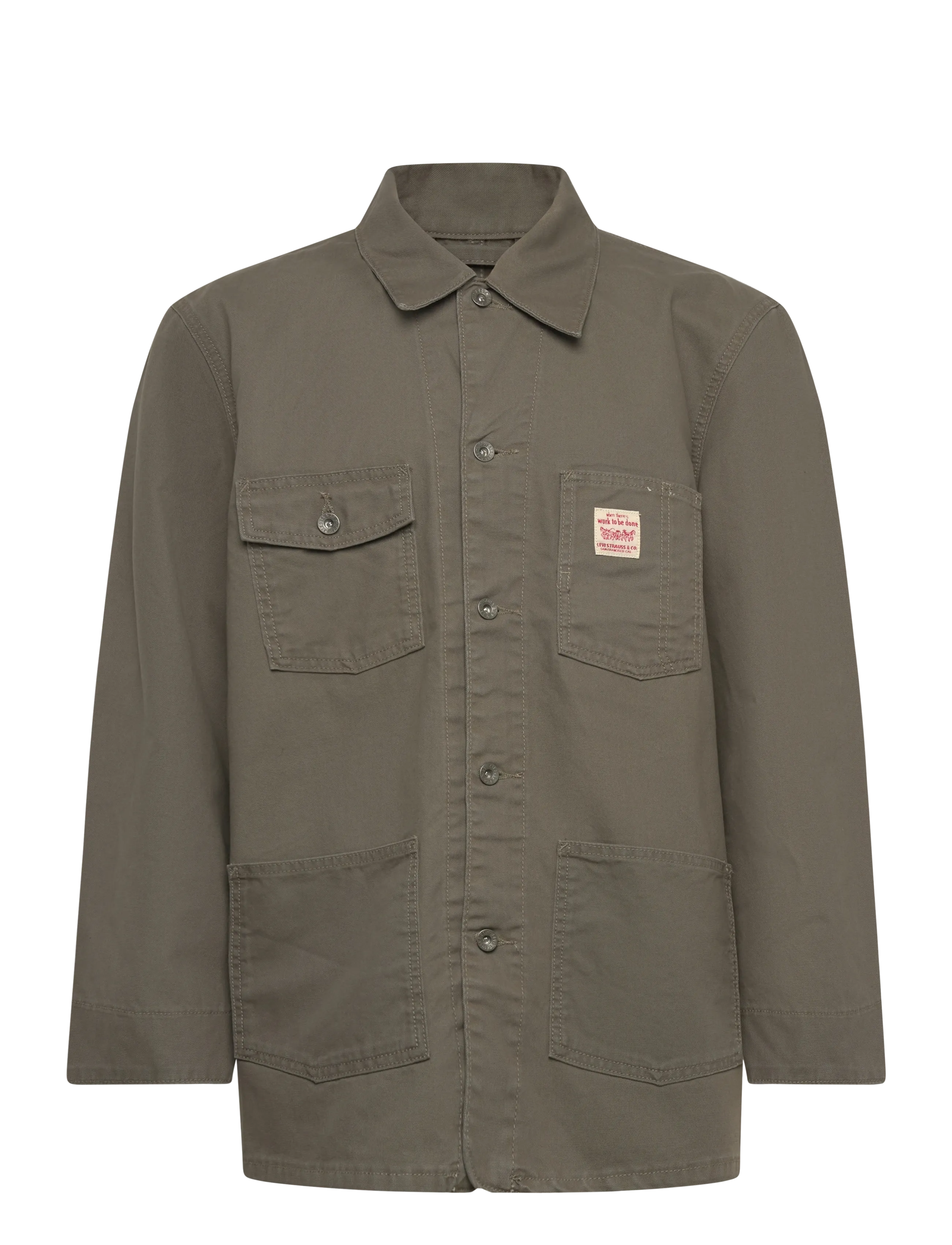 Levi's® BERKLEY CHORE COAT DRIED OREGA - Overtøj - GREENS / khaki/green