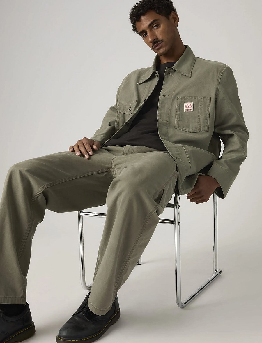 Levi's® - BERKLEY CHORE COAT DRIED OREGA - leichte mäntel - greens - 2