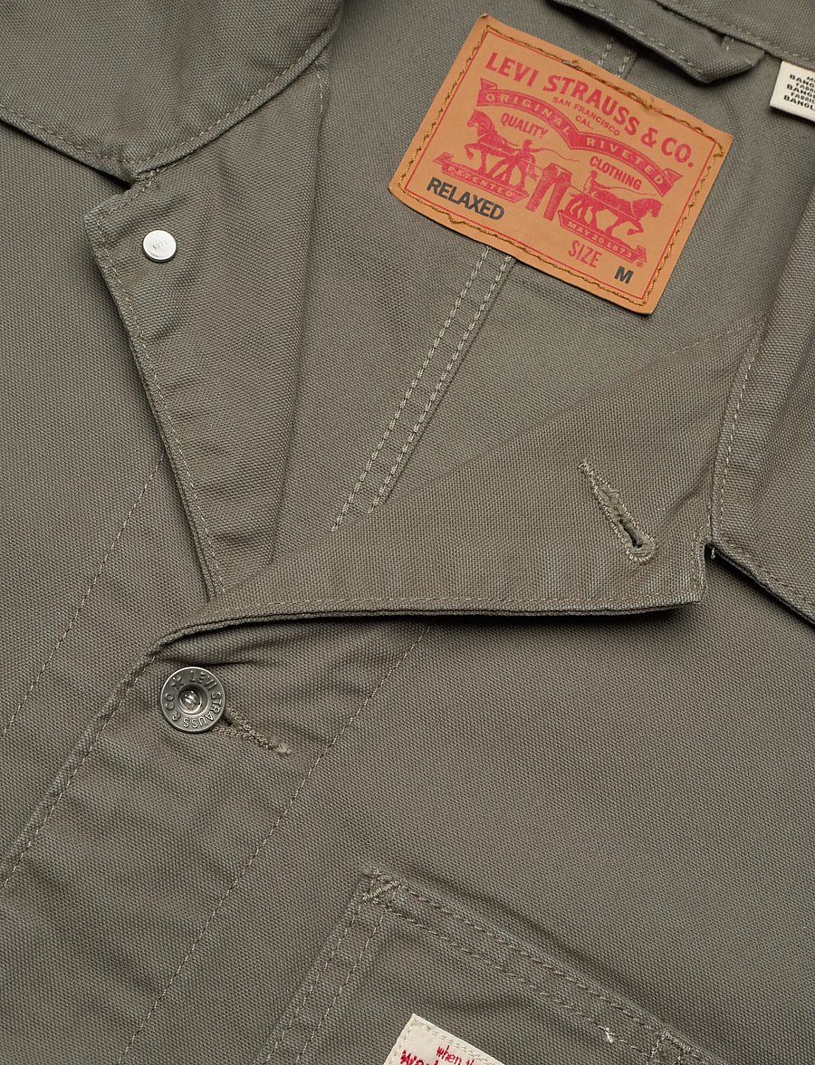 Levi's® - BERKLEY CHORE COAT DRIED OREGA - leichte mäntel - greens - 4
