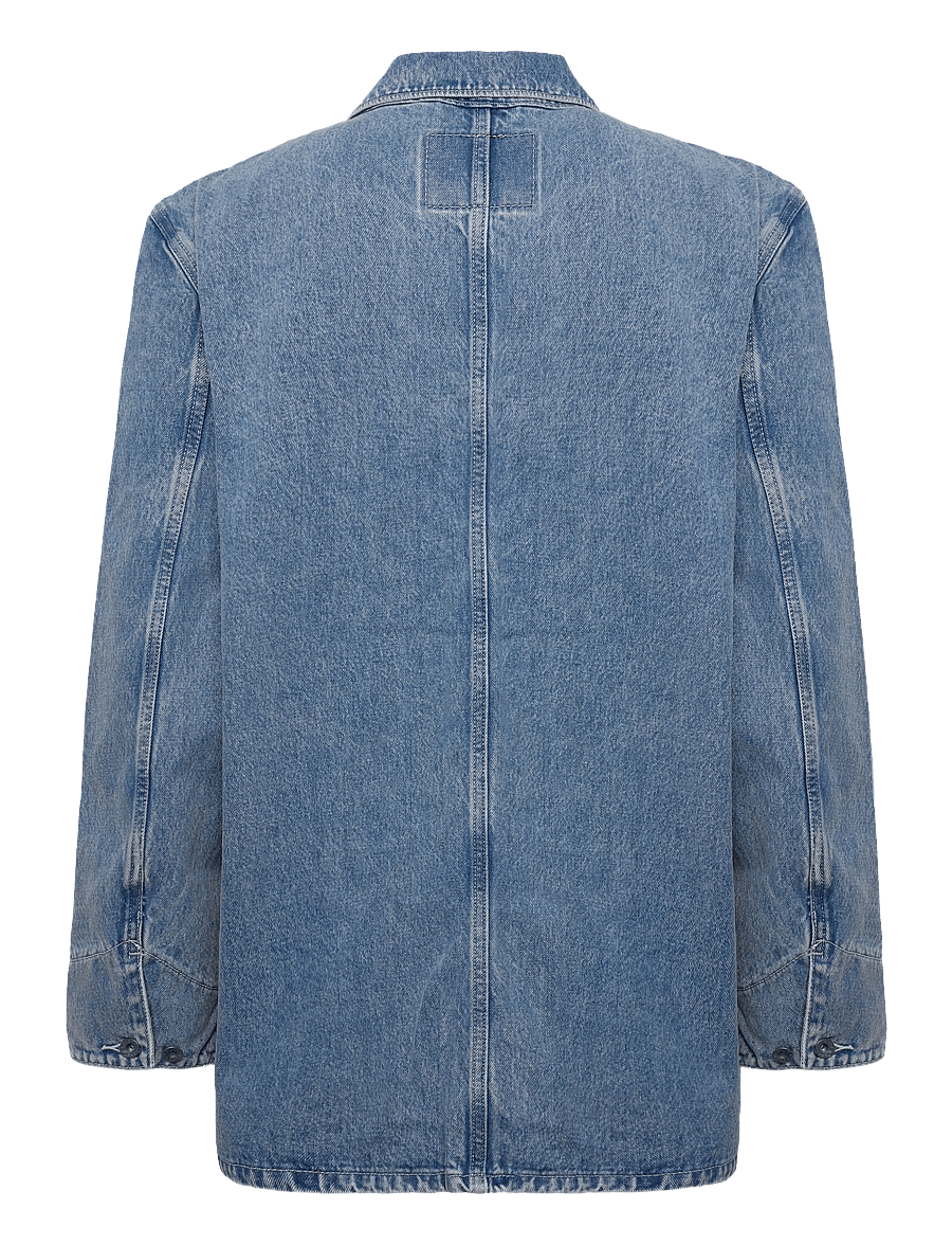 Levi's® - BERKLEY CHORE COAT DUCK DIVING - ungefütterte denimjacken - light indigo - worn in - 2