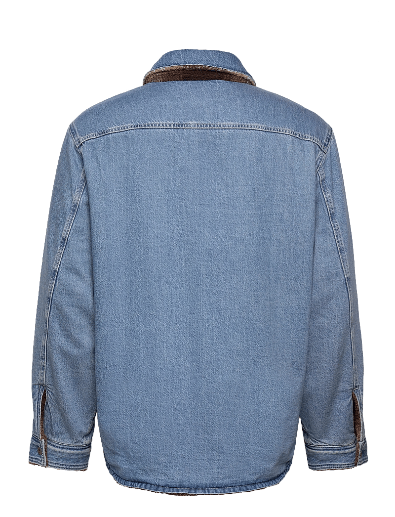 Levi's® - FWW REVERSIBLE SHACKET EARLY M - gefütterte denimjacken - light indigo - flat finis - 2