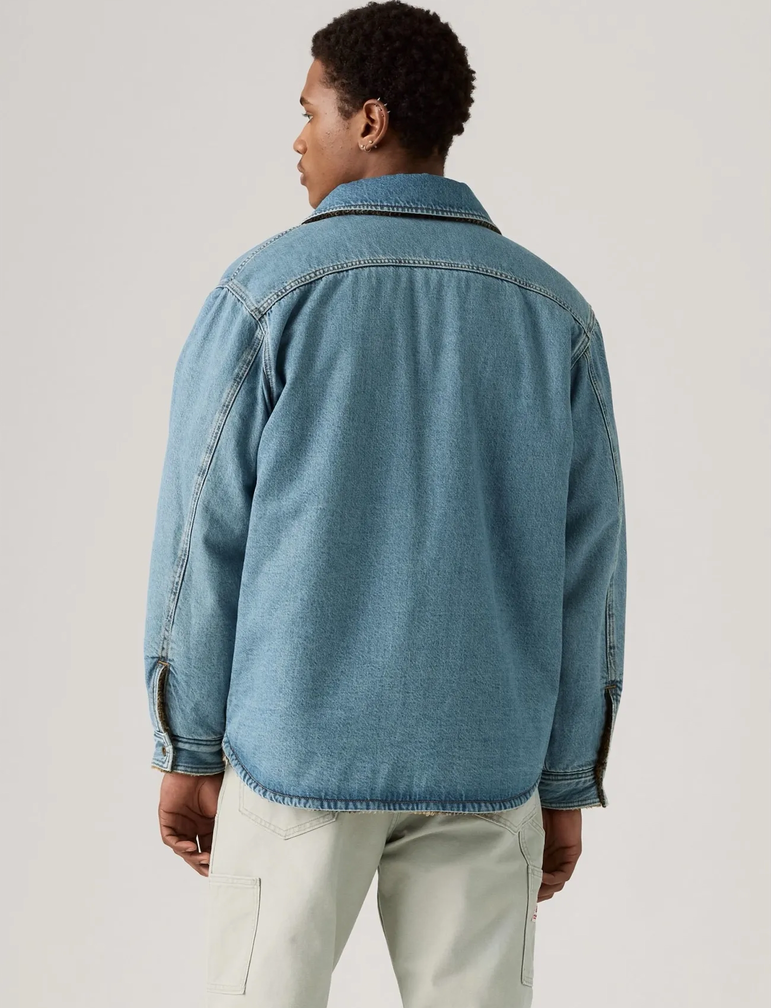 Levi's® - FWW REVERSIBLE SHACKET EARLY M - light indigo - flat finis - 5