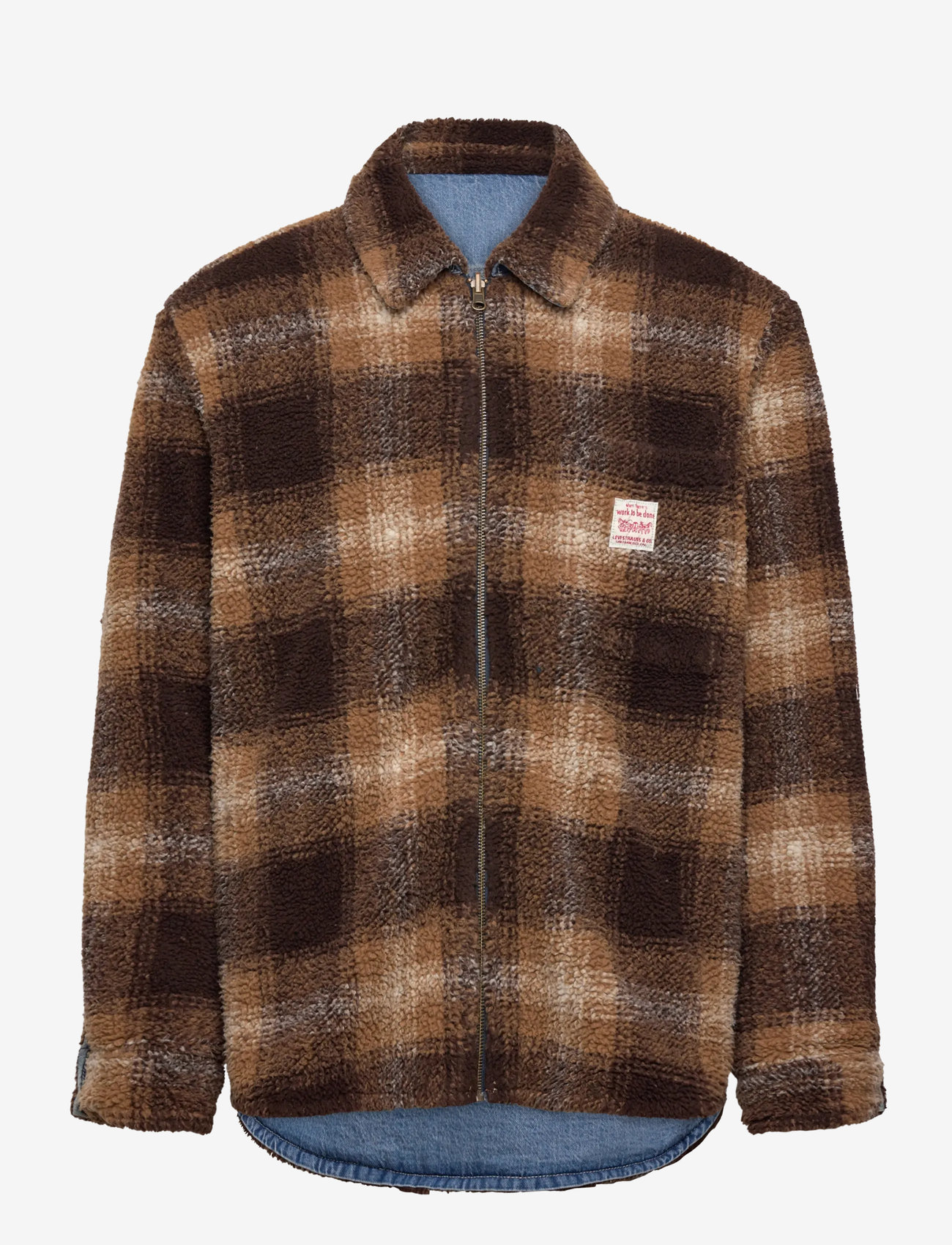 Levi's® - FWW REVERSIBLE SHACKET EARLY M - jeansjacken - light indigo - flat finis - 2