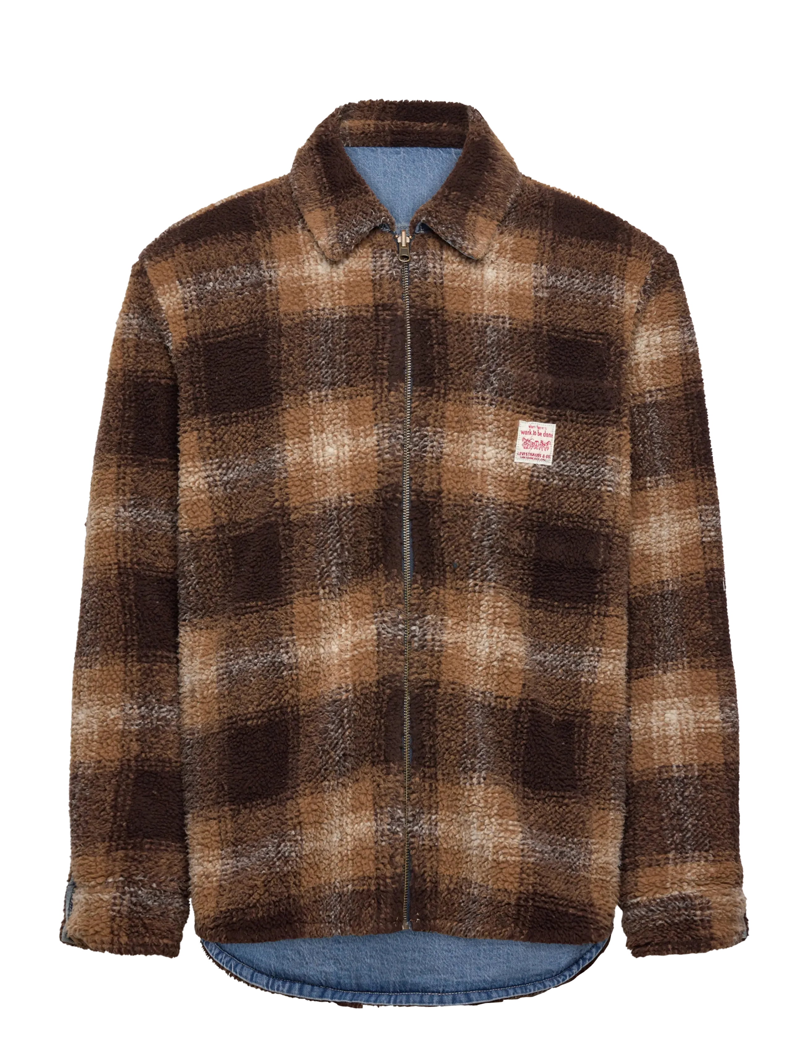 Levi's® - FWW REVERSIBLE SHACKET EARLY M - light indigo - flat finis - 3