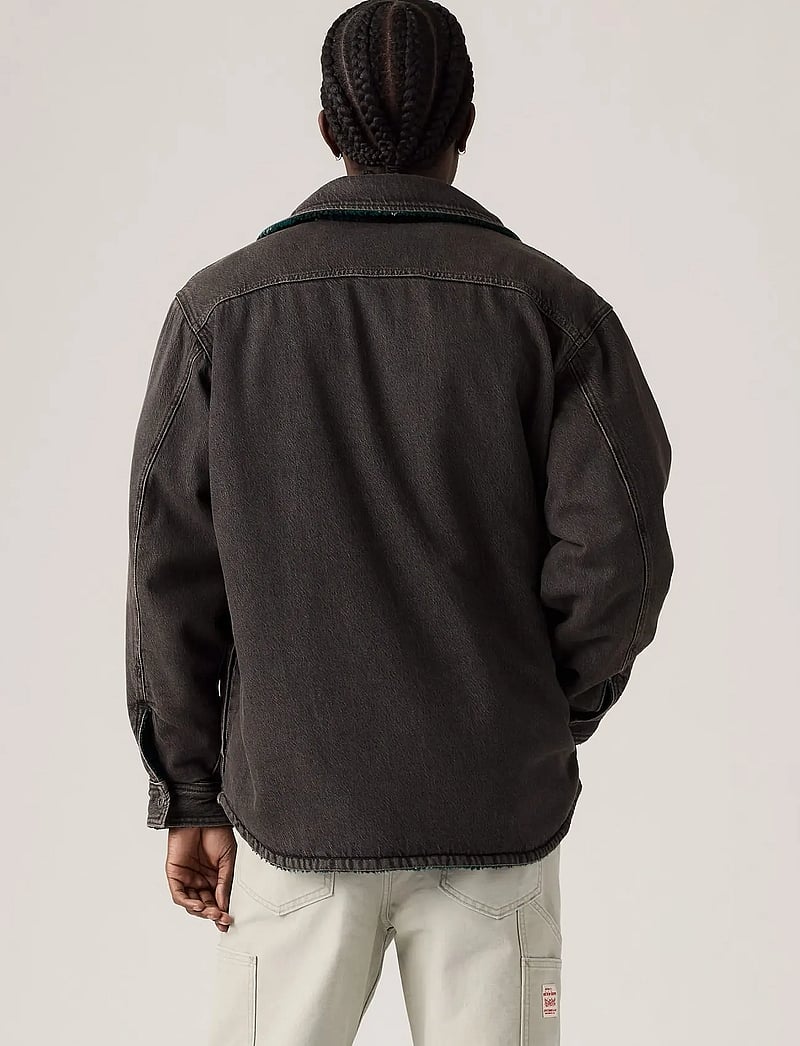 Levi's® - FWW REVERSIBLE SHACKET LATE NI - gefütterte denimjacken - blacks - 4