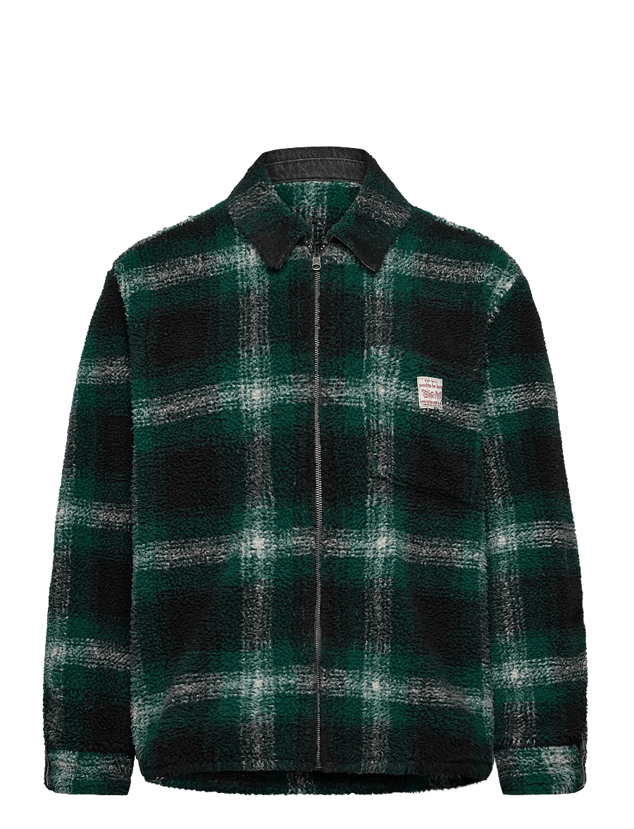 Levi's® - FWW REVERSIBLE SHACKET LATE NI - lined denim jackets - blacks - 3