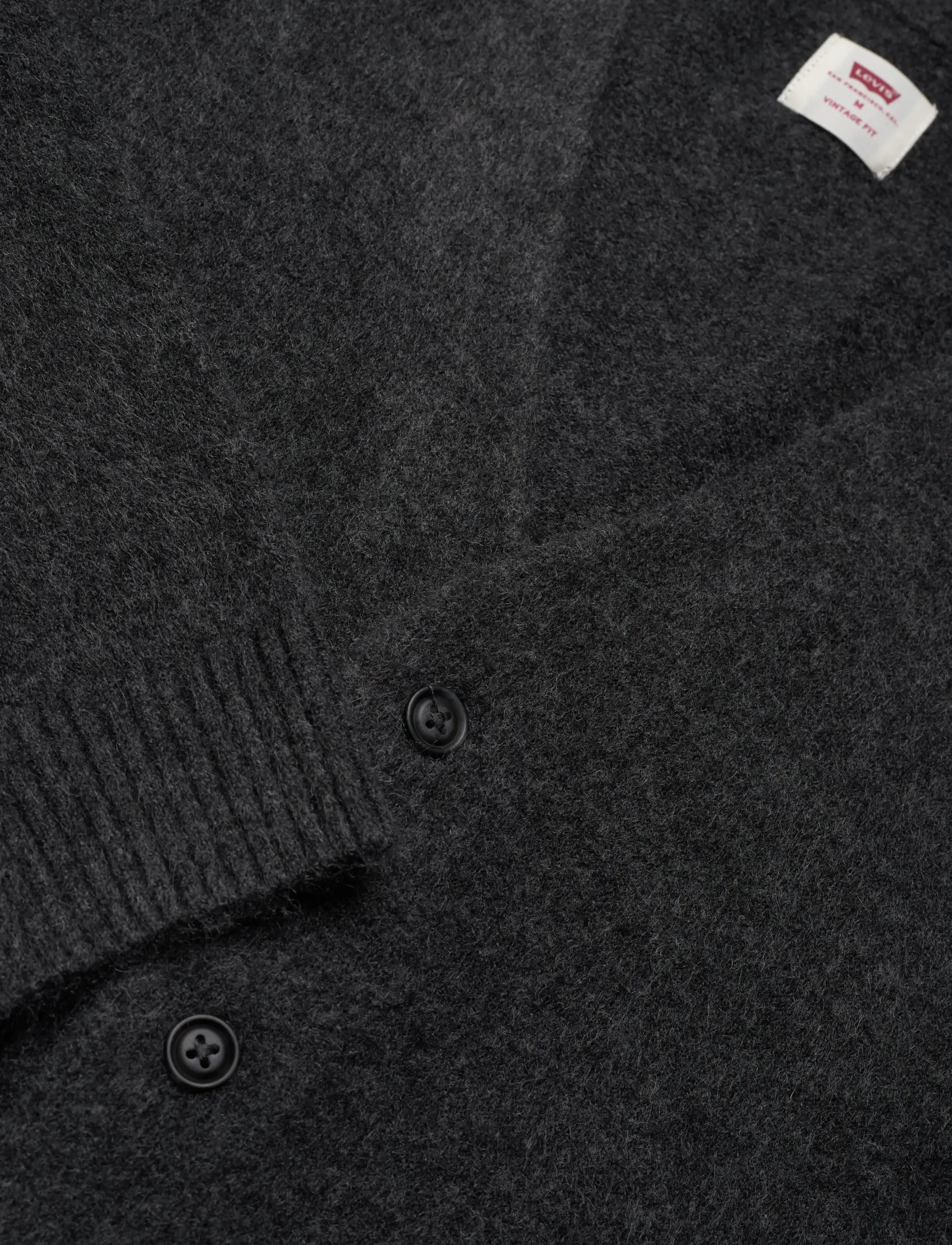 Levi's® - VALENCIA CARDIGAN OBSCIDIAN HE - blacks - 4