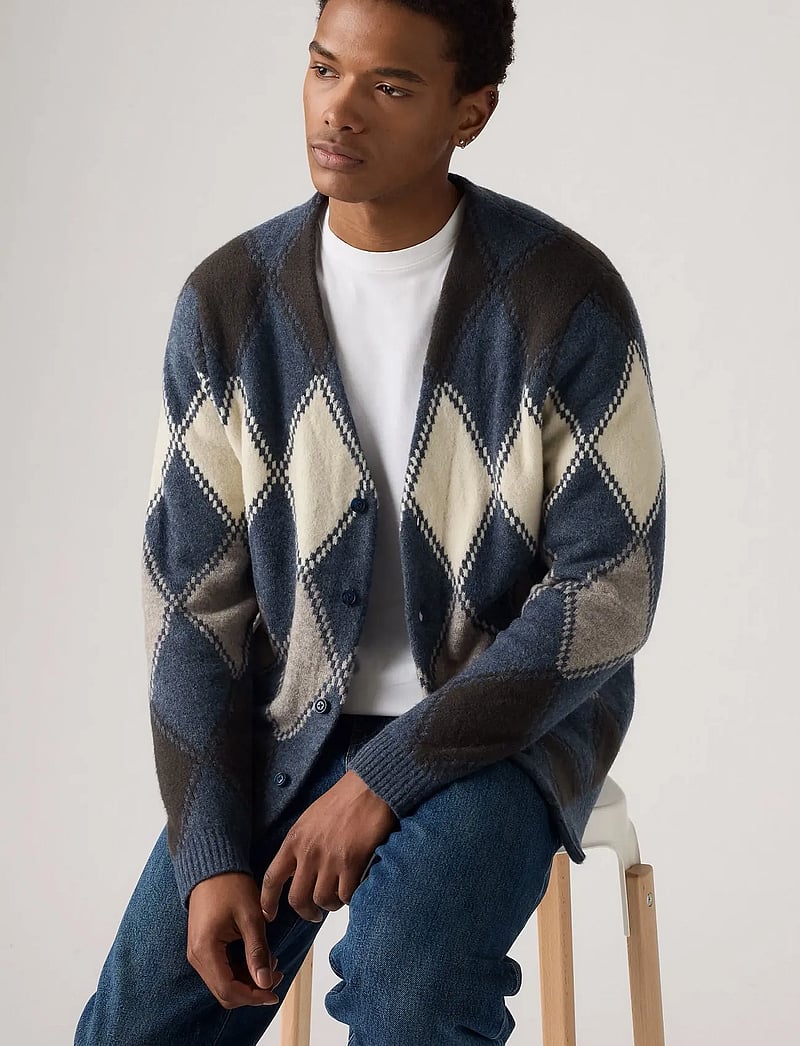 Levi's® - VALENCIA CARDIGAN JAIME GEO AR - koftor - blues - 0