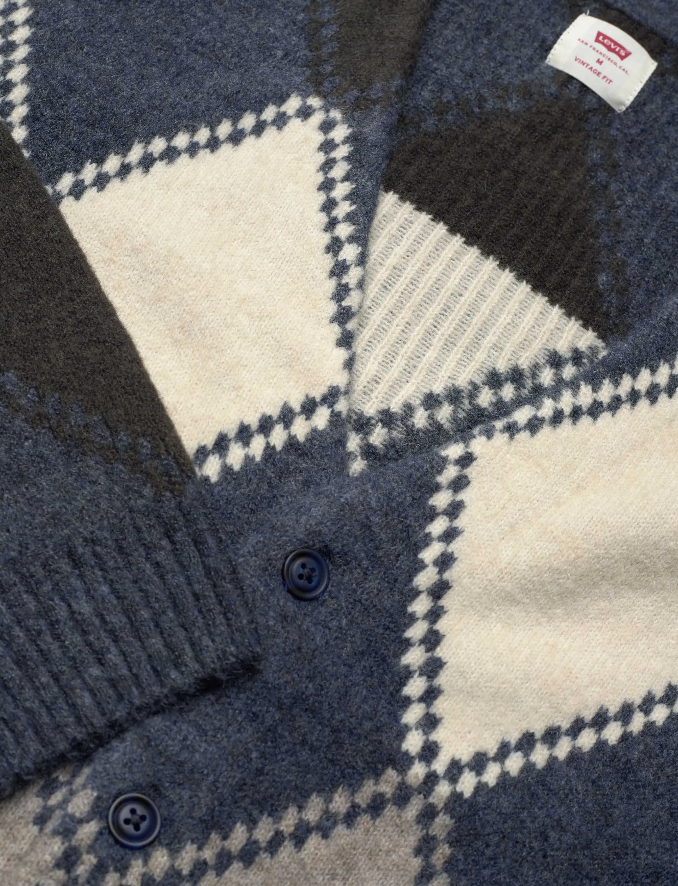 Levi's® - VALENCIA CARDIGAN JAIME GEO AR - blues - 4