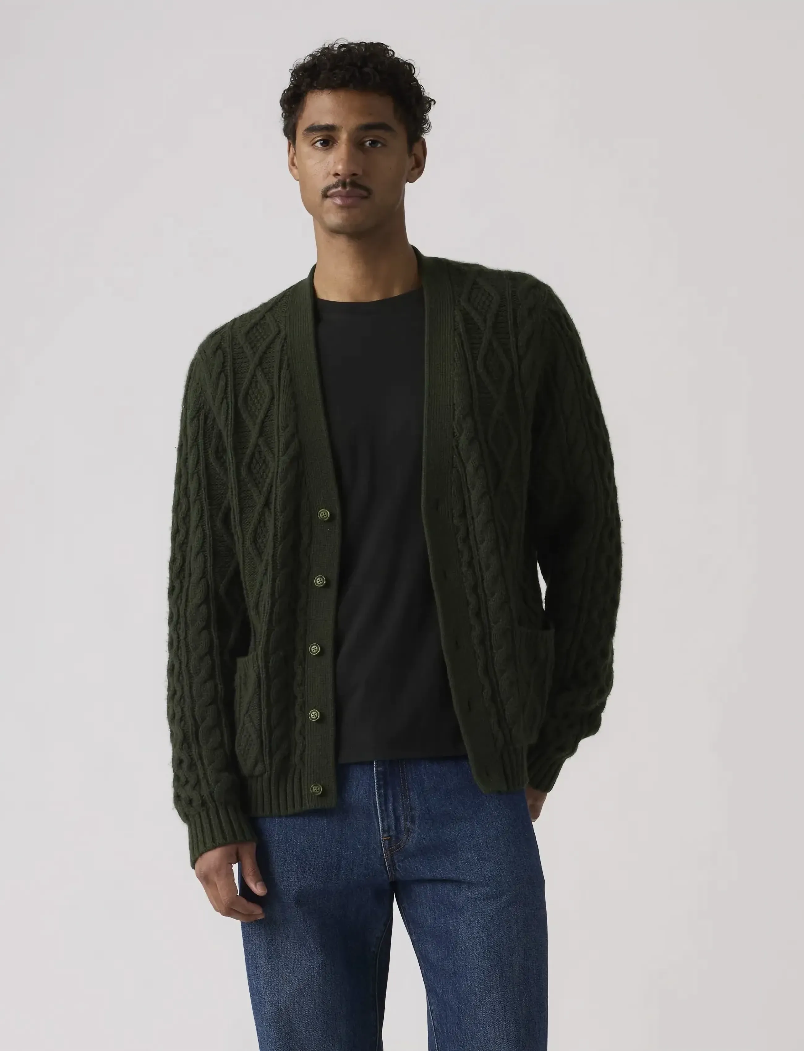 Levi's® VALENCIA CARDIGAN DUFFLE BAG - Streetwear - GREENS / green