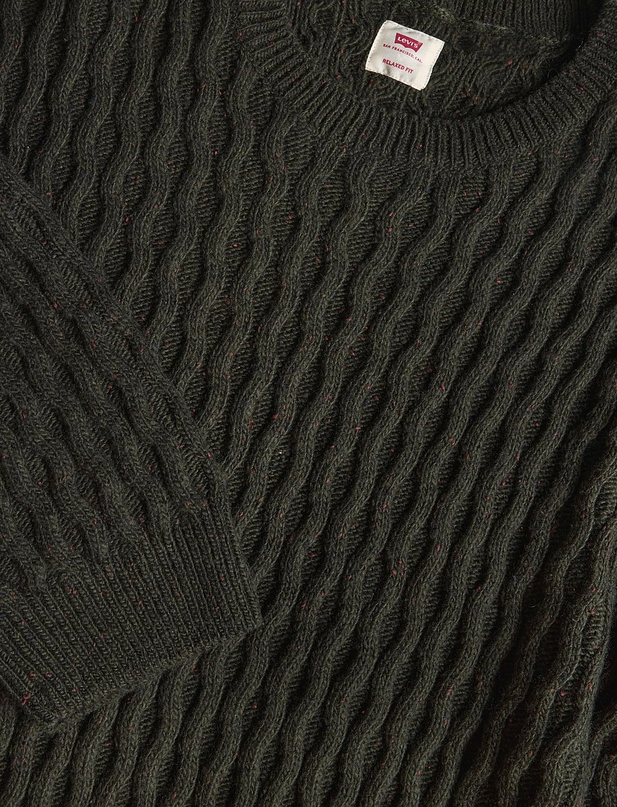 Levi's® - PRESIDIO CREW FULL NEEDLE NEPS - Ümara kaelusega - greens - 2