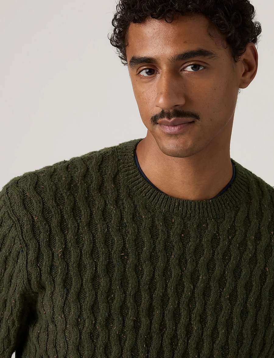Levi's® - PRESIDIO CREW FULL NEEDLE NEPS - rund hals - greensa - 3