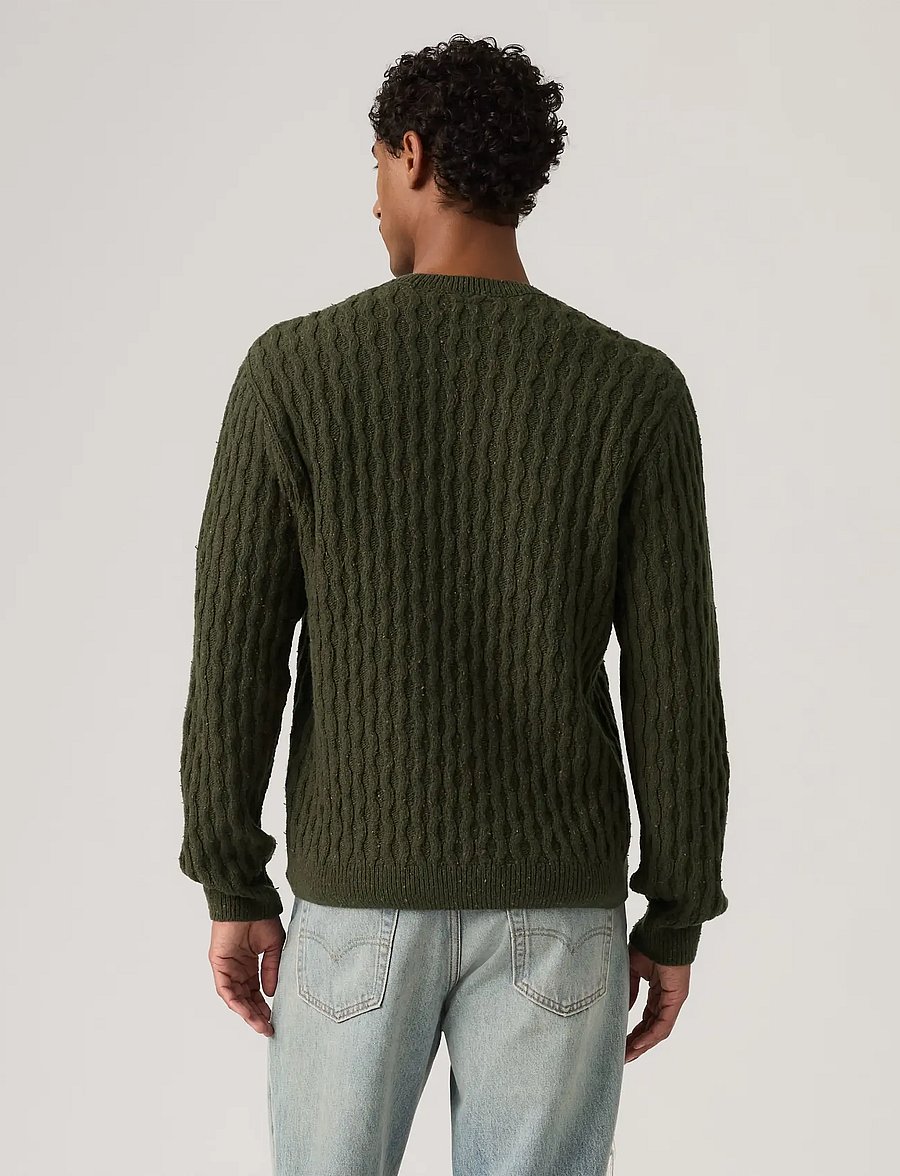 Levi's® - PRESIDIO CREW FULL NEEDLE NEPS - rund hals - greensa - 5