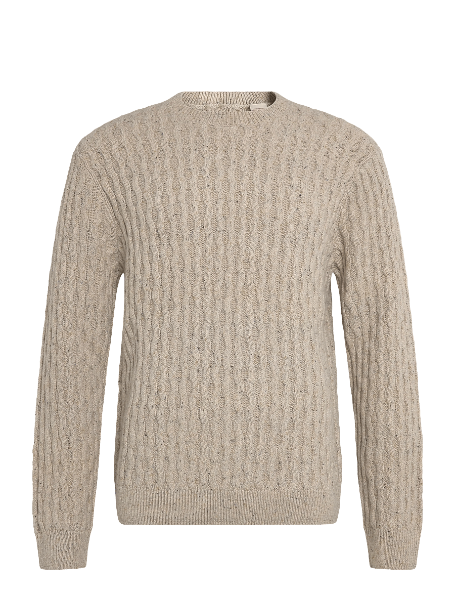 Levi's® - PRESIDIO CREW NEPS BRINDLE SWE - Ümara kaelusega - browns - 1
