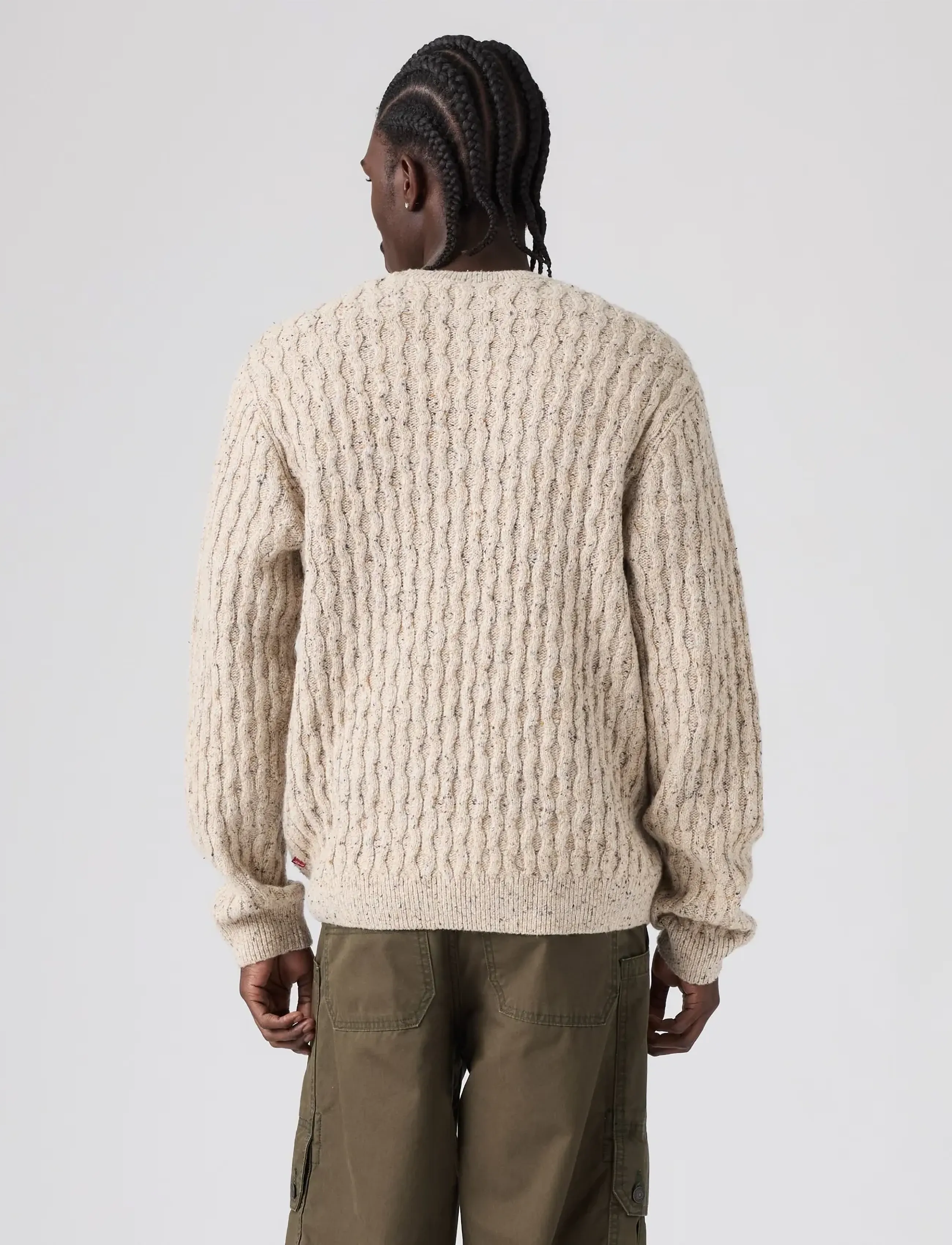 Levi's® - PRESIDIO CREW NEPS BRINDLE SWE - Ümara kaelusega - browns - 4