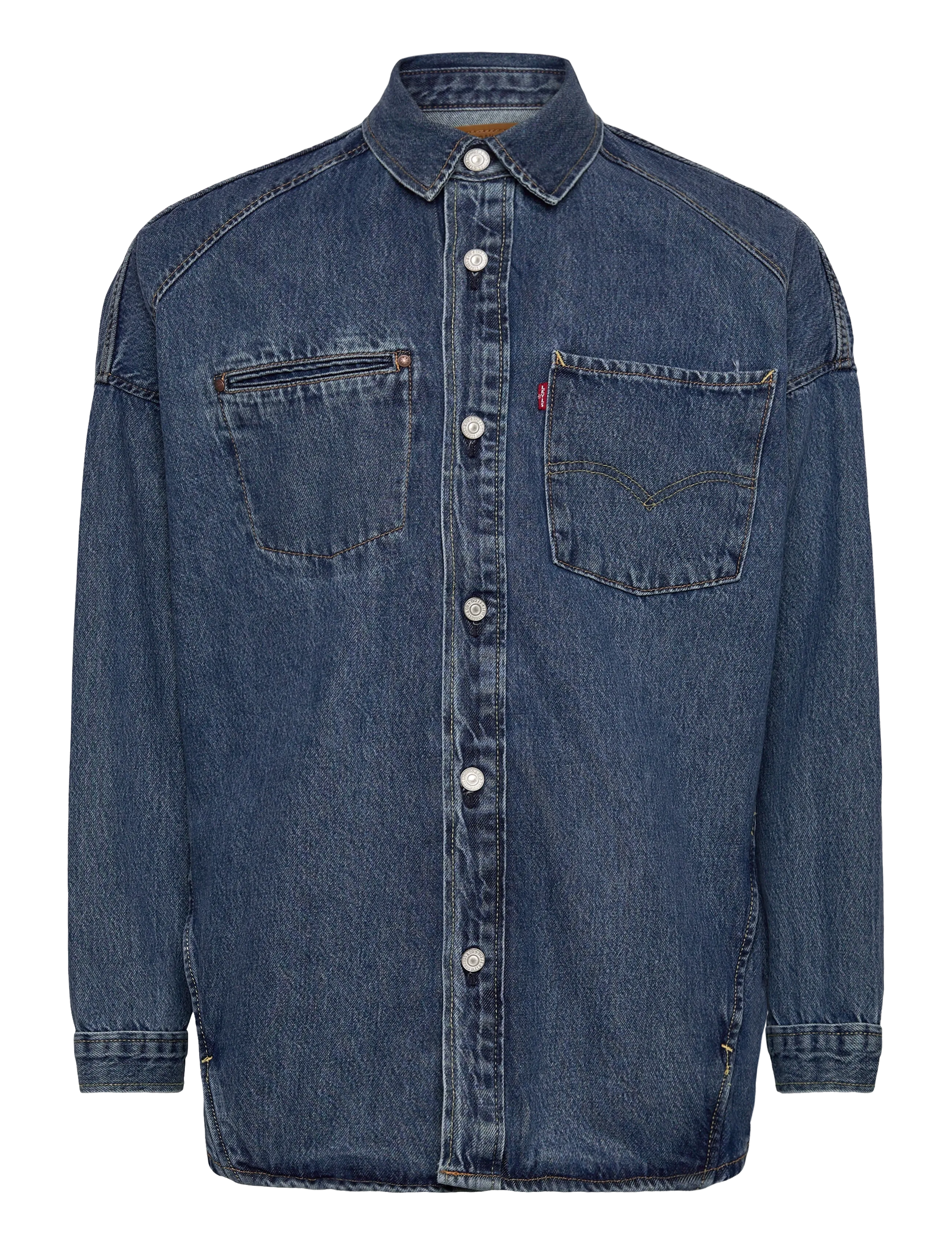 LEVI'S Levis Twist Shacket Lets Do Th Blau - L - Herren