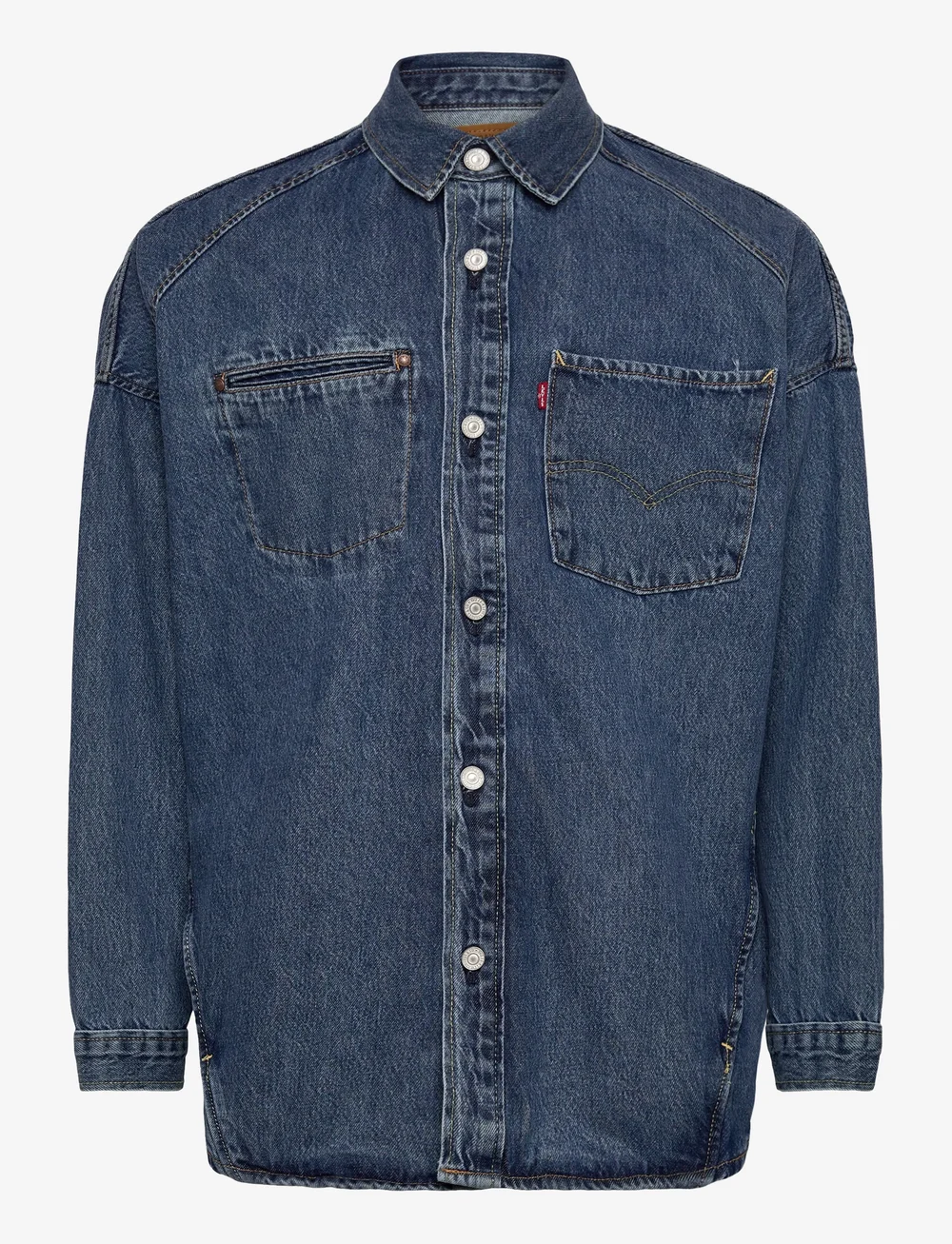 Levi's® - LEVIS TWIST SHACKET LETS DO TH - ungefütterte denimjacken - dark indigo - flat finish - 1