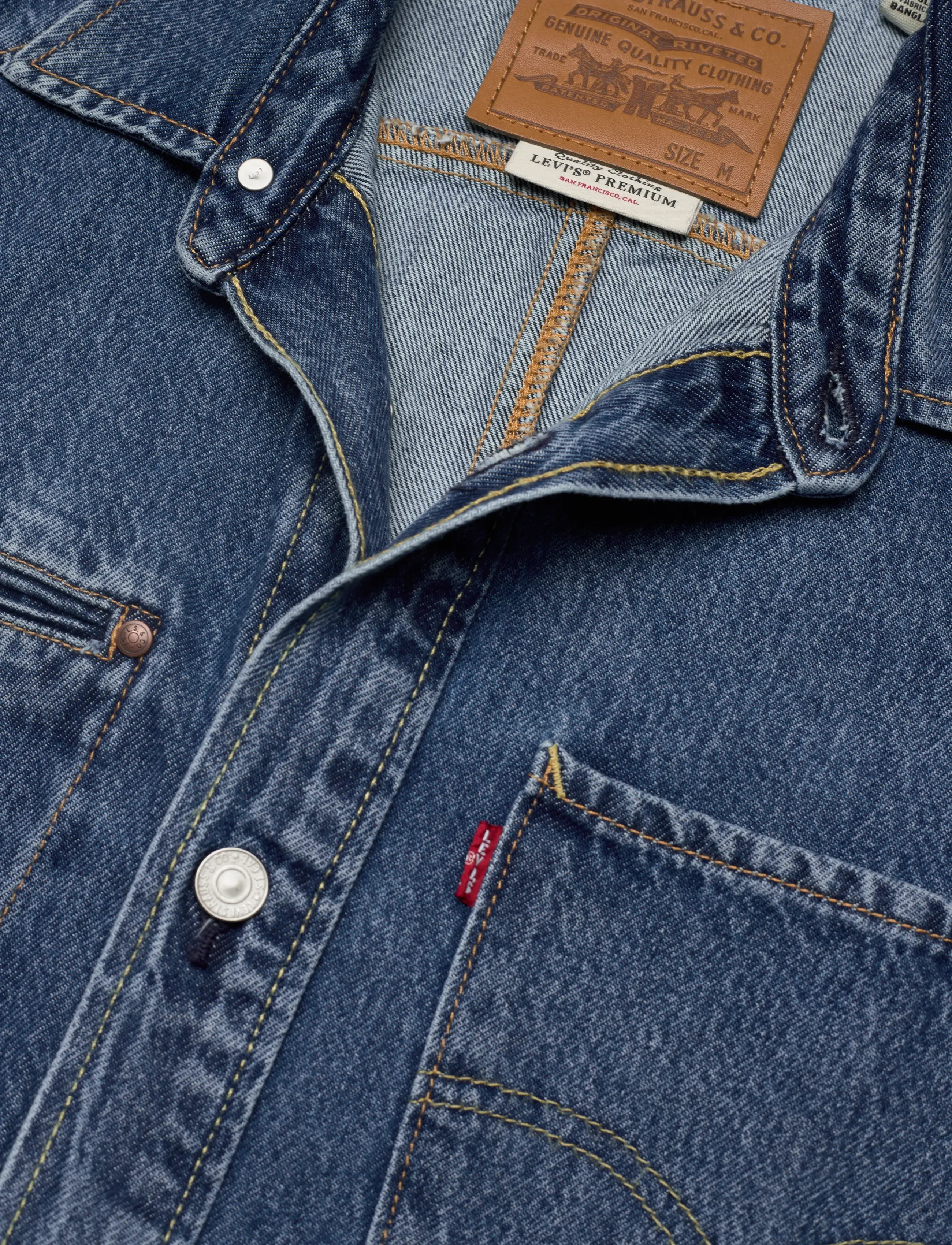 Levi's® - LEVIS TWIST SHACKET LETS DO TH - kevättakit - dark indigo - flat finish - 5
