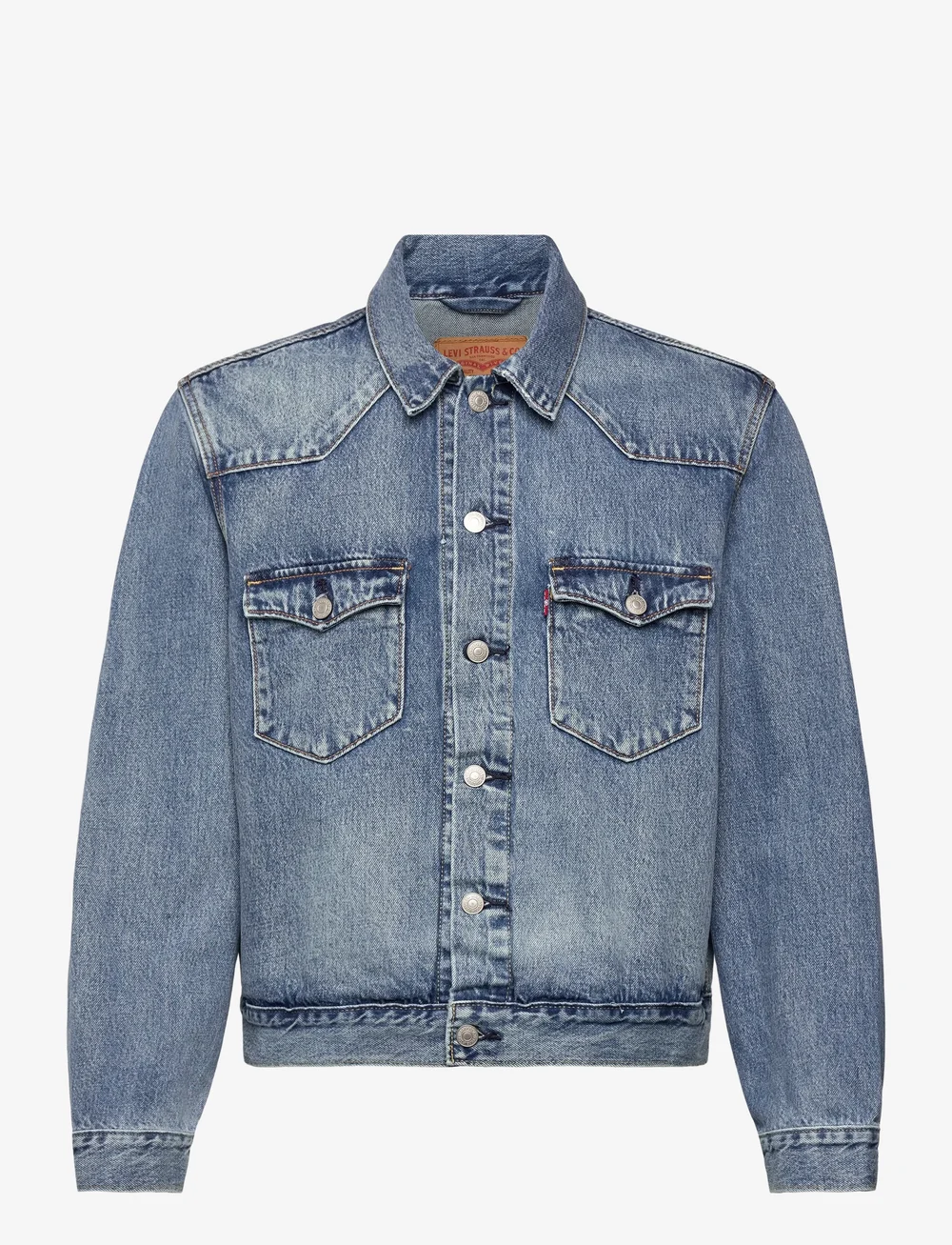Levi's® - WESTERN TRUCKER T3 THATS A MYT - ungefütterte denimjacken - med indigo - worn in - 1