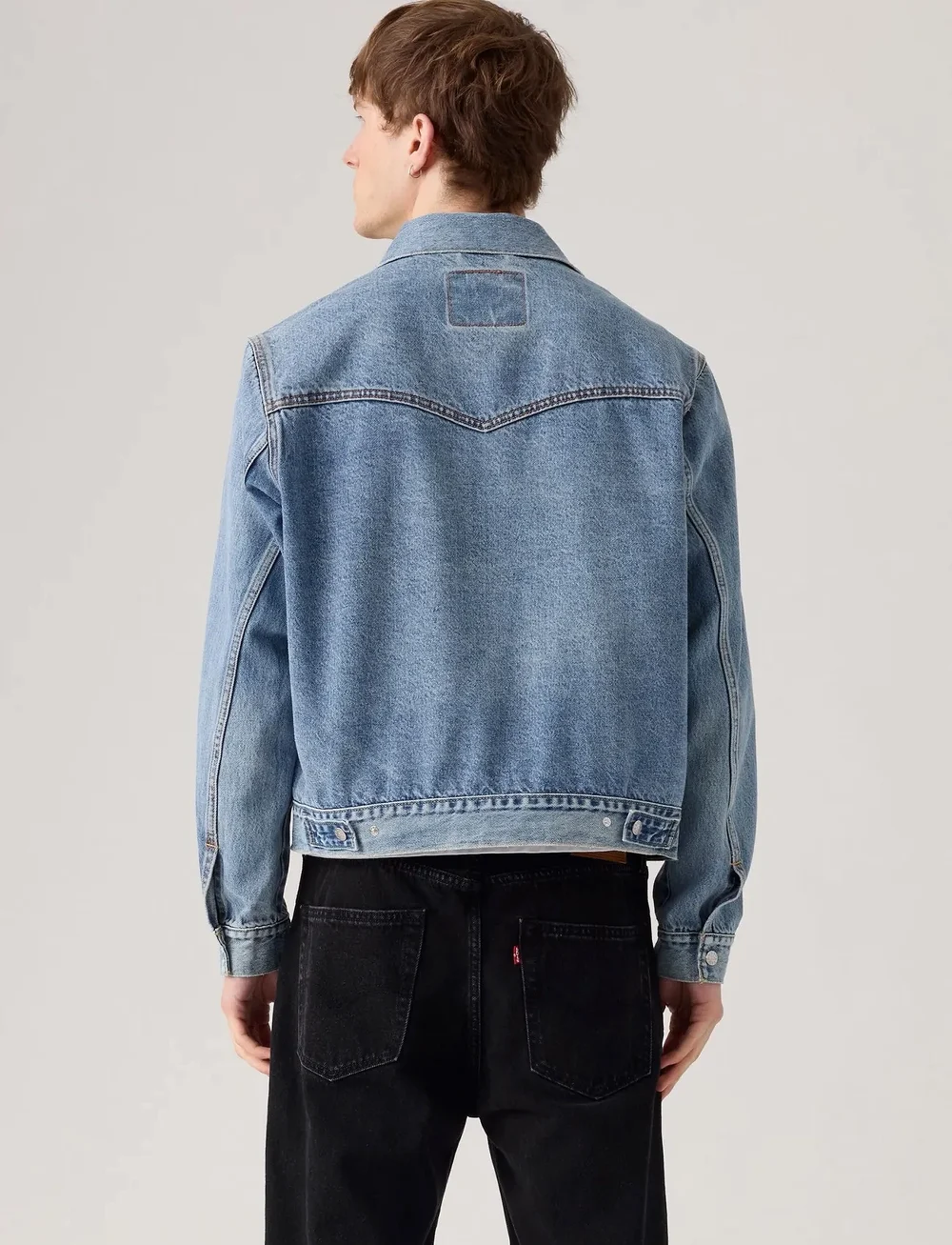 Levi's® - WESTERN TRUCKER T3 THATS A MYT - ungefütterte denimjacken - med indigo - worn in - 3
