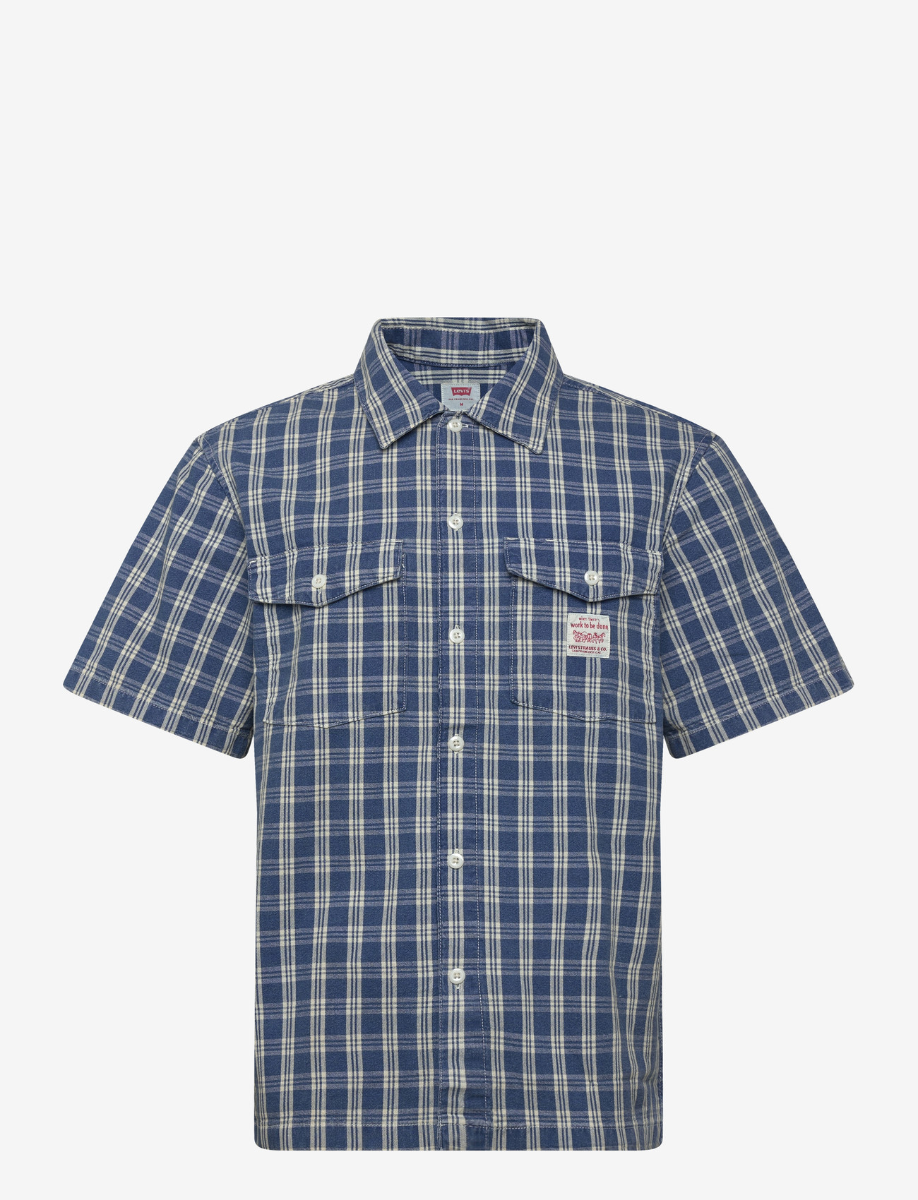 Levi's® - SS WORKER WW SUMMER CHECK SHIR - karierte hemden - blues - 1