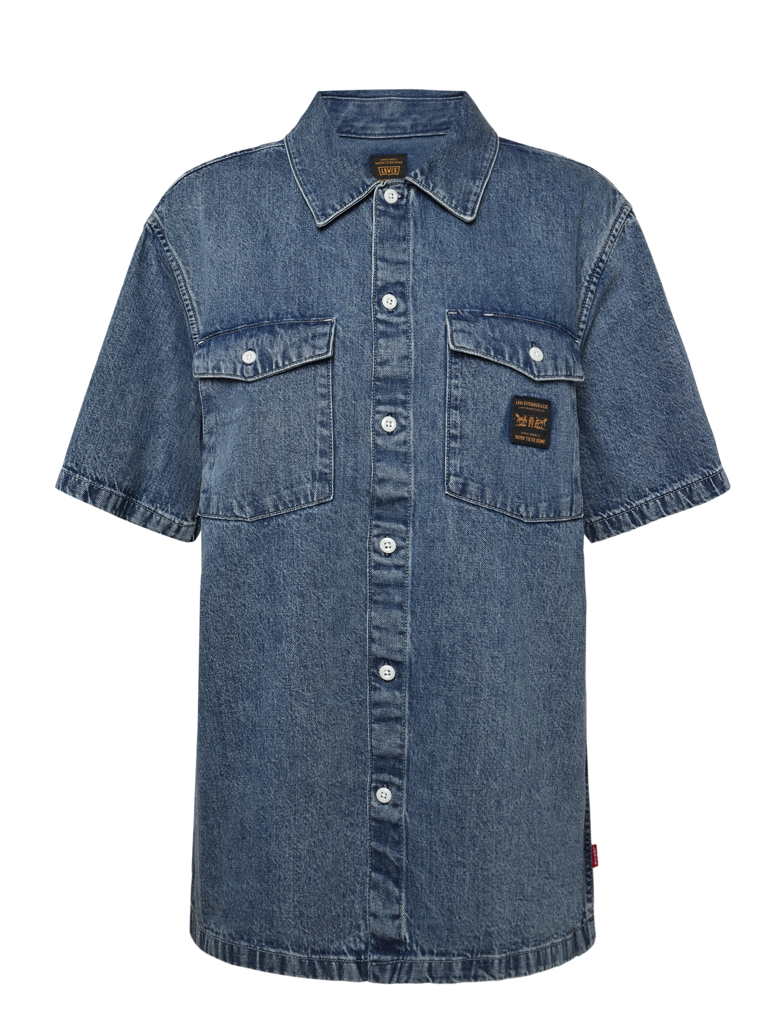 Levi's® SS WORKER WW MINE FOR NOW - Streetwear - DARK INDIGO - WORN IN / blue